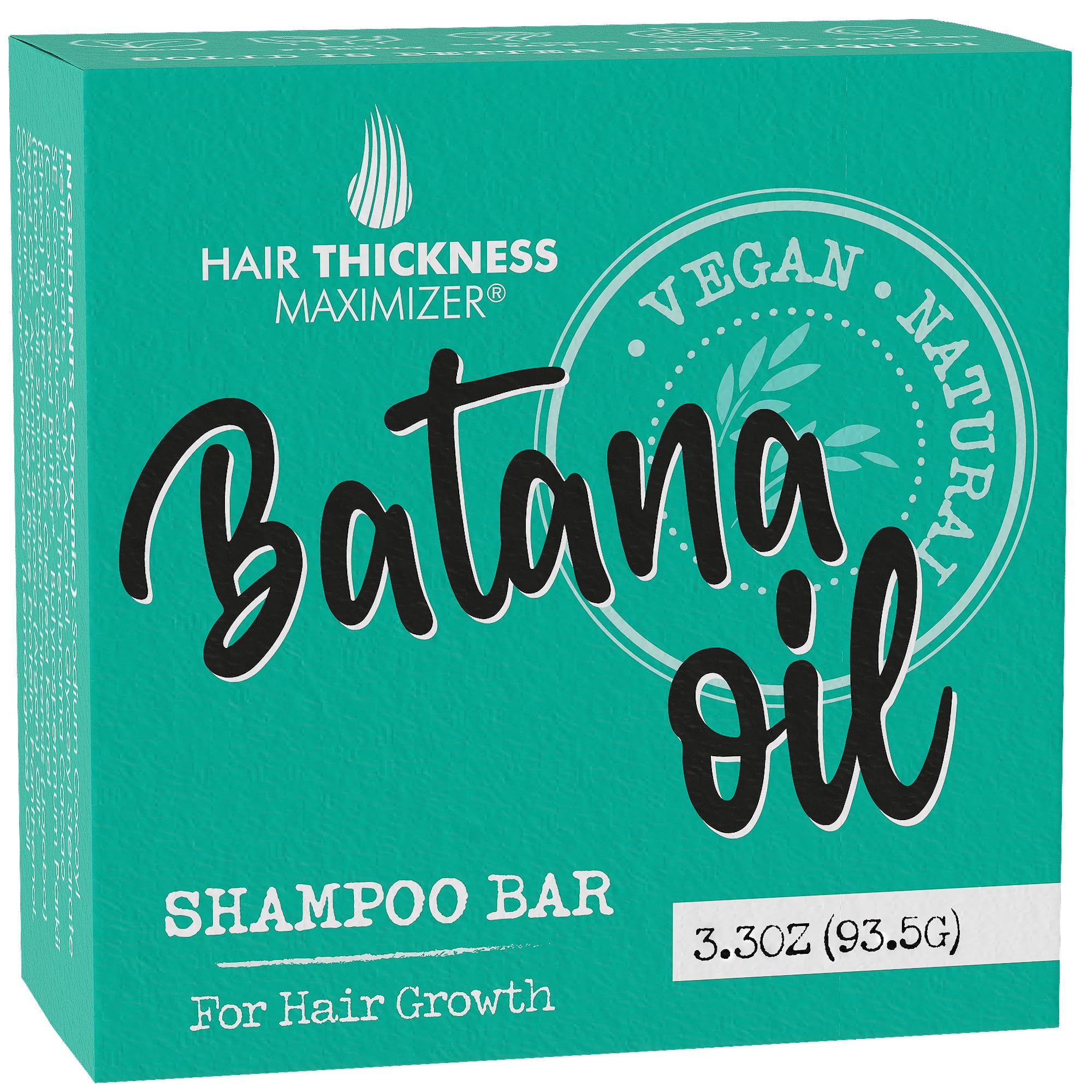 Barra De Champú Para Crecimiento Del Cabello Con Aceite De Batana, Vegana Y Ecológica - Venta Internacional.