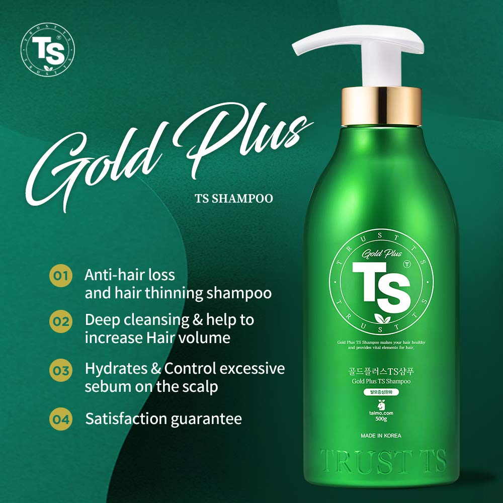 Foto 3 pulgar | Champú Gold Plus Ts Para Crecimiento Y Grosor Del Cabello, 500 Ml Con Biotina - Venta Internacional.