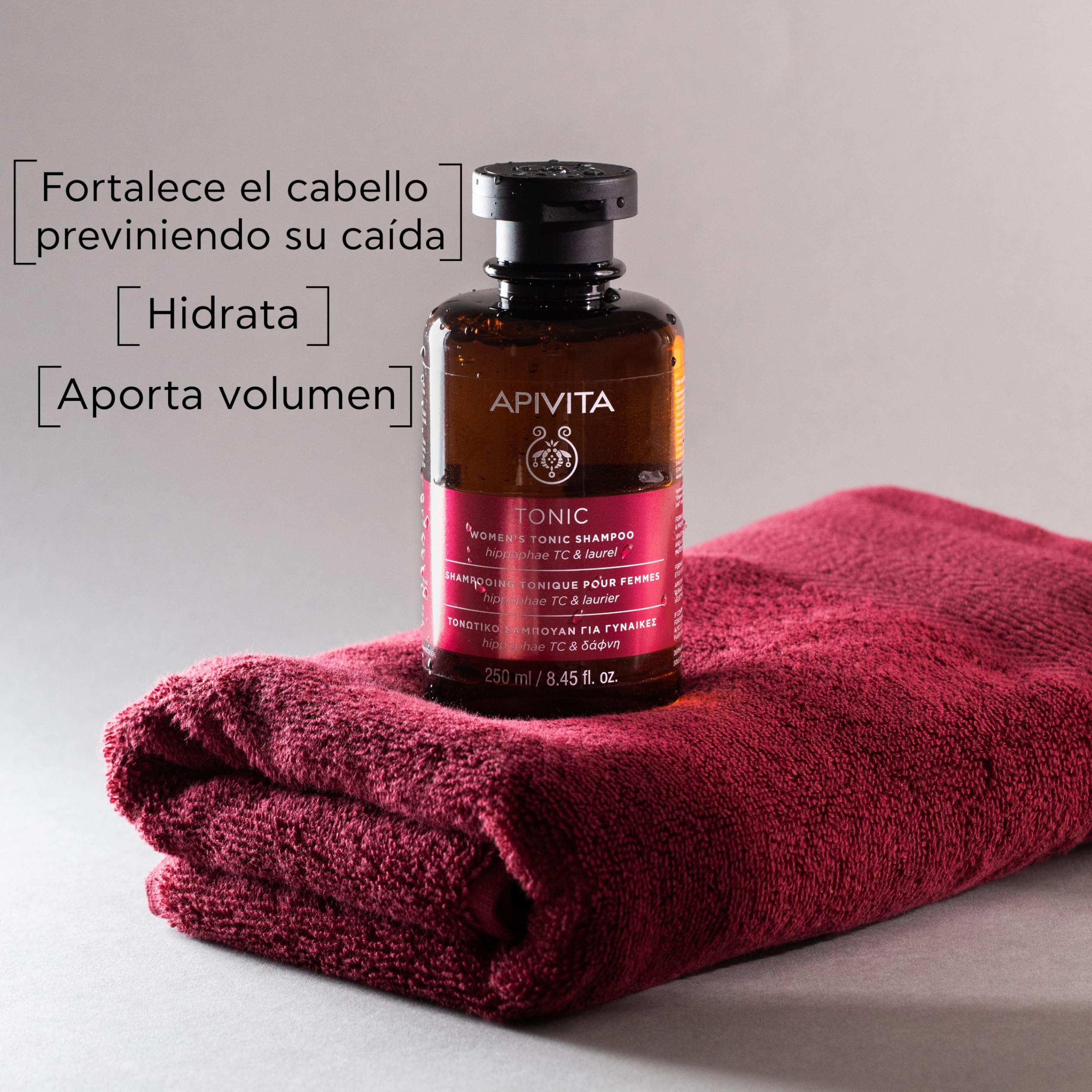 Foto 3 pulgar | Champú Apivita Women's Para Cabello Fino Y Caída Del Cabello, 250 Ml - Venta Internacional.