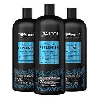 Foto 1 | Champú, Acondicionador Y Desenredante 3 En 1 Tresemmé Clean & Replenish 840 Ml (paquete De 3) - Venta Internacional.