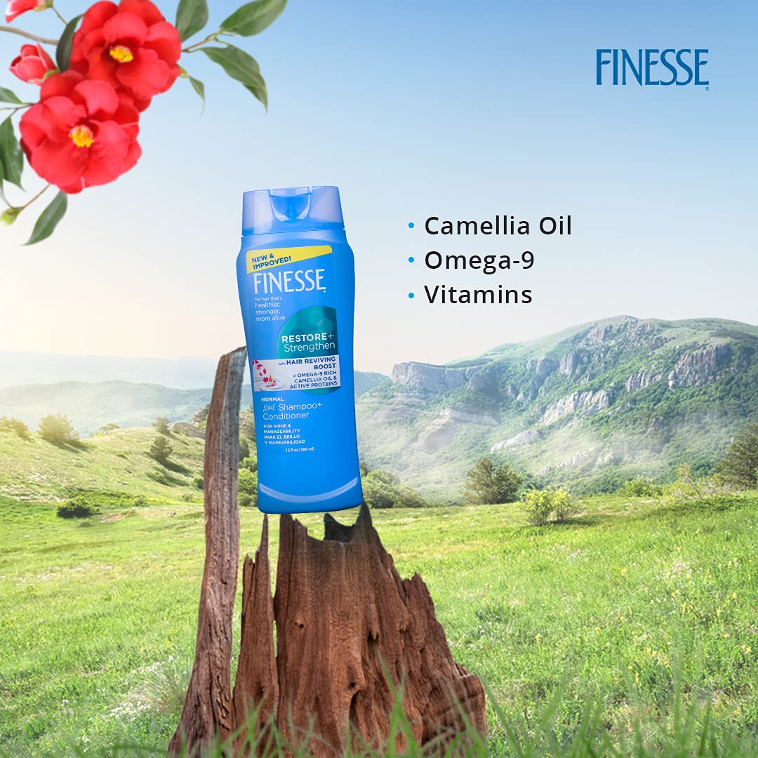 Foto 5 pulgar | Champú Y Acondicionador Finesse Self Adjustable 2 En 1, 385 Ml - Venta Internacional.