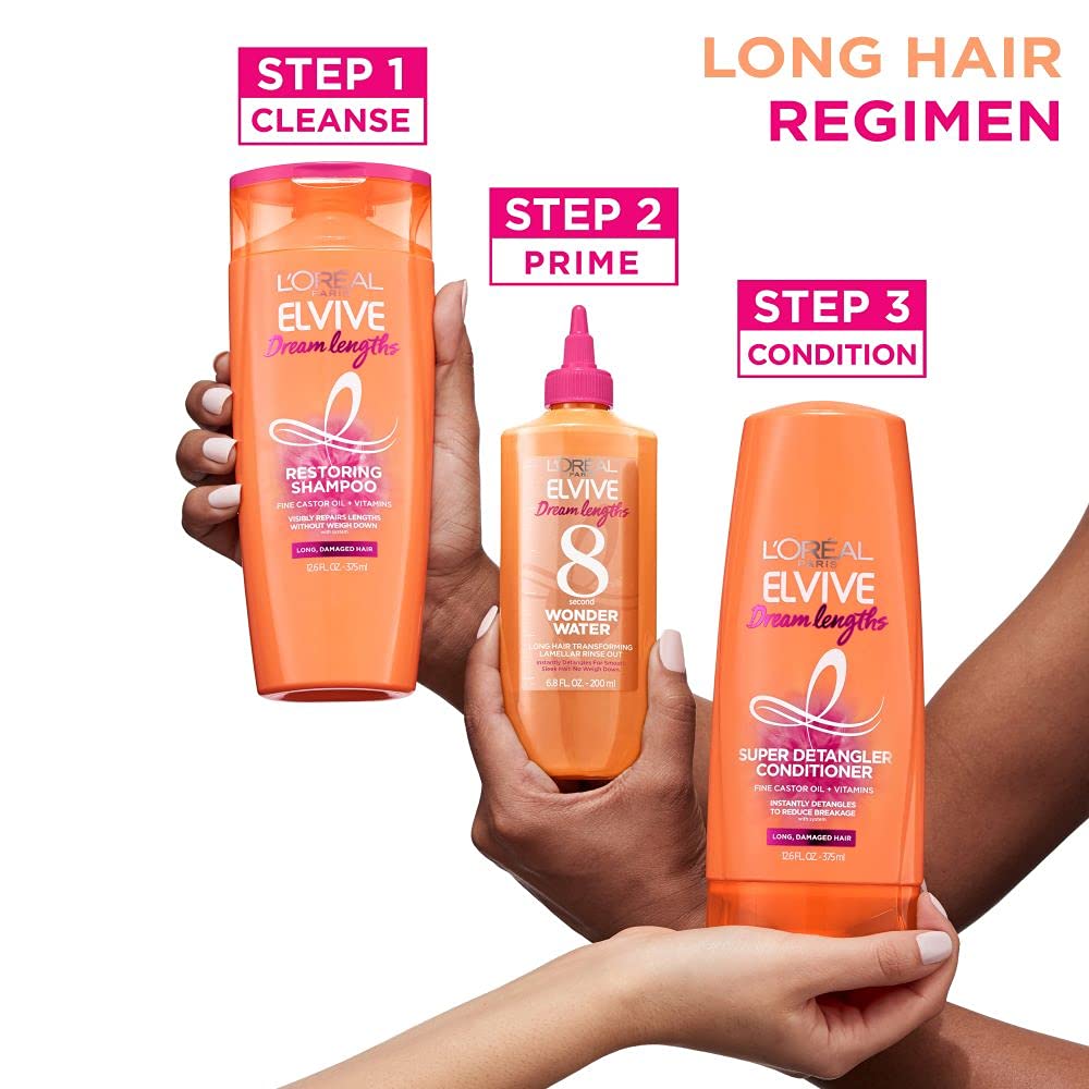 Foto 5 pulgar | Champú L'oreal Paris Elvive Dream Lengths Restoring 375 Ml - Venta Internacional.