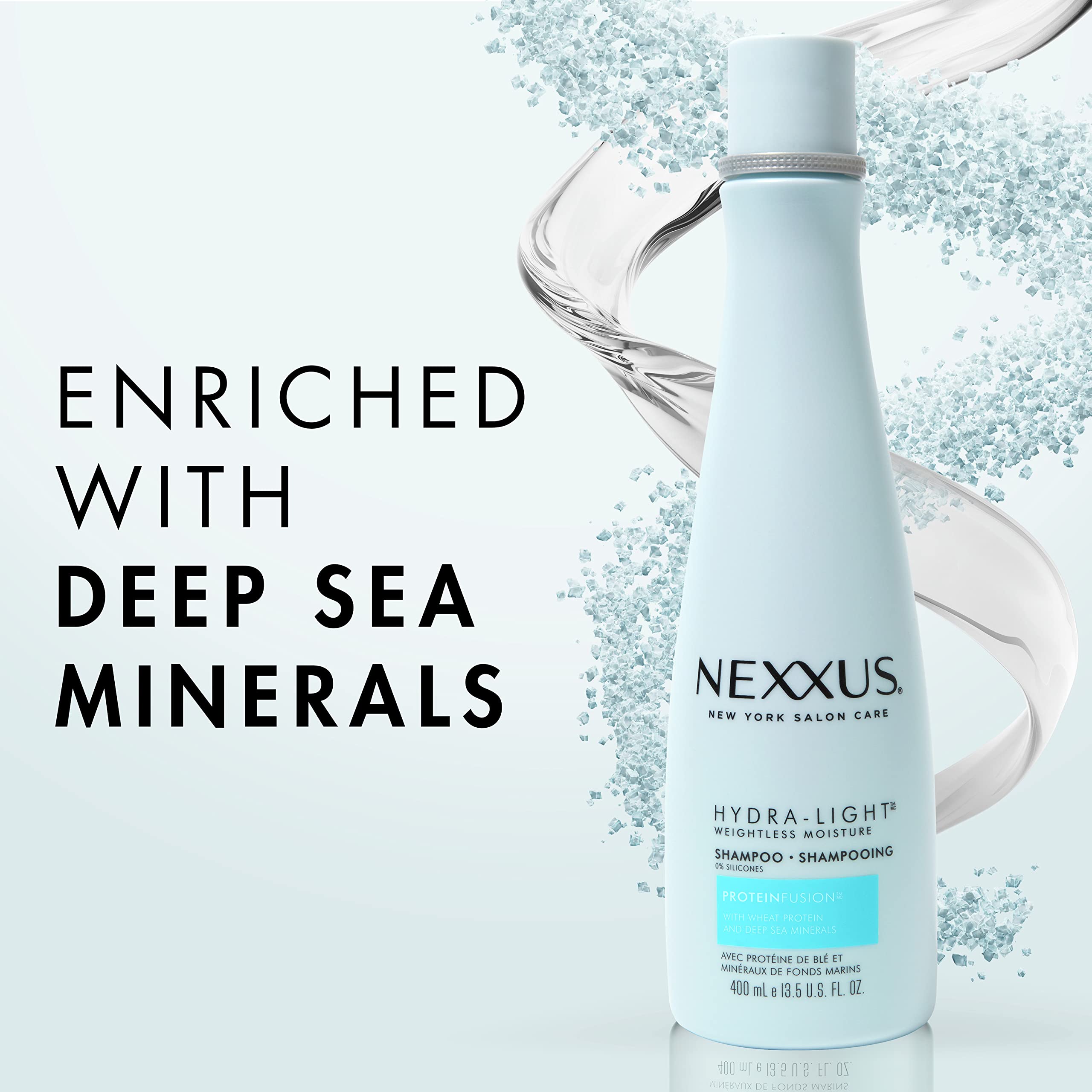 Foto 3 pulgar | Champú Nexxus Hydra-light Weightless Moisture 400 Ml Para Cabello Graso - Venta Internacional.