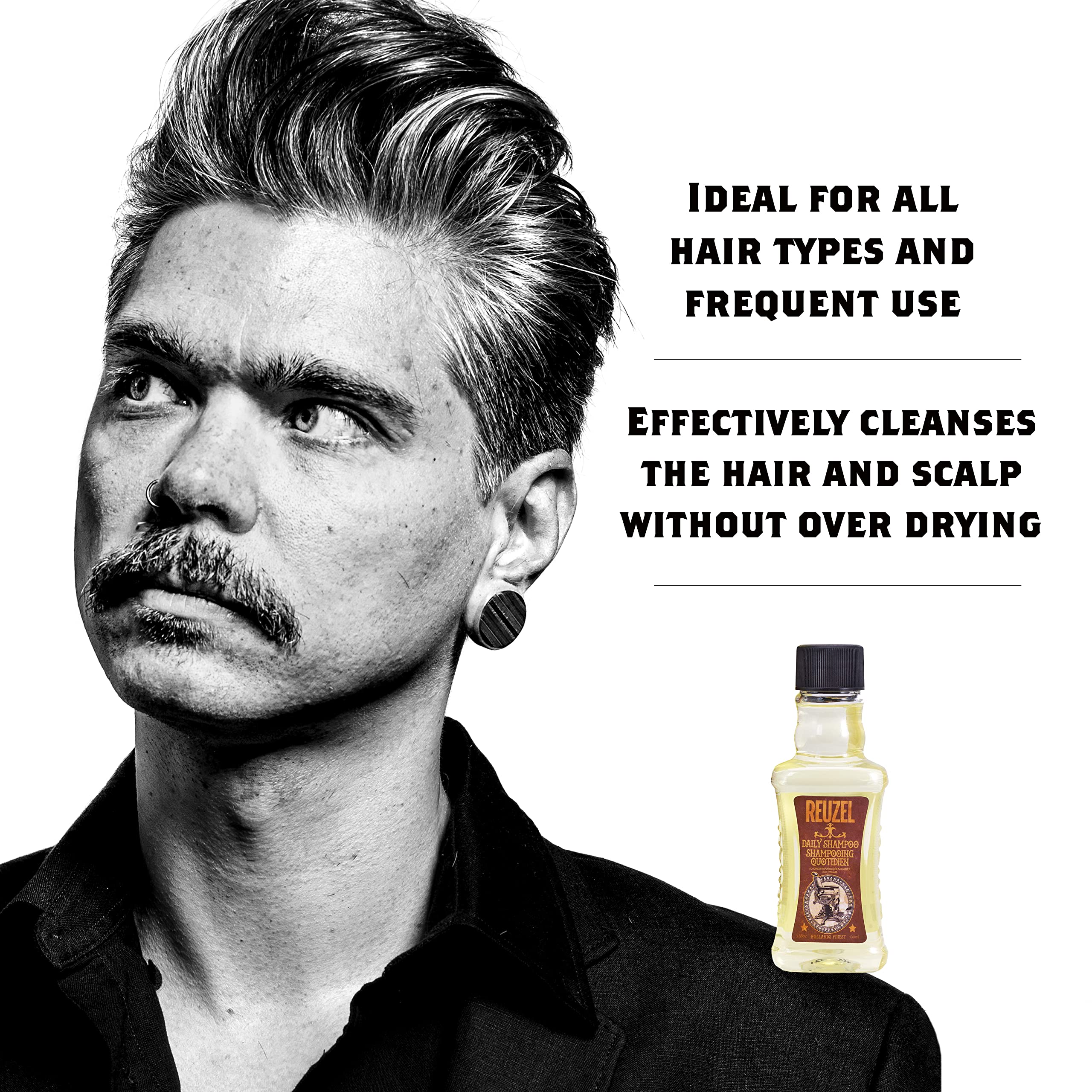 Foto 3 pulgar | Champú Reuzel Para Limpieza Diaria Del Cabello Y Cuero Cabelludo, 100 Ml - Venta Internacional.
