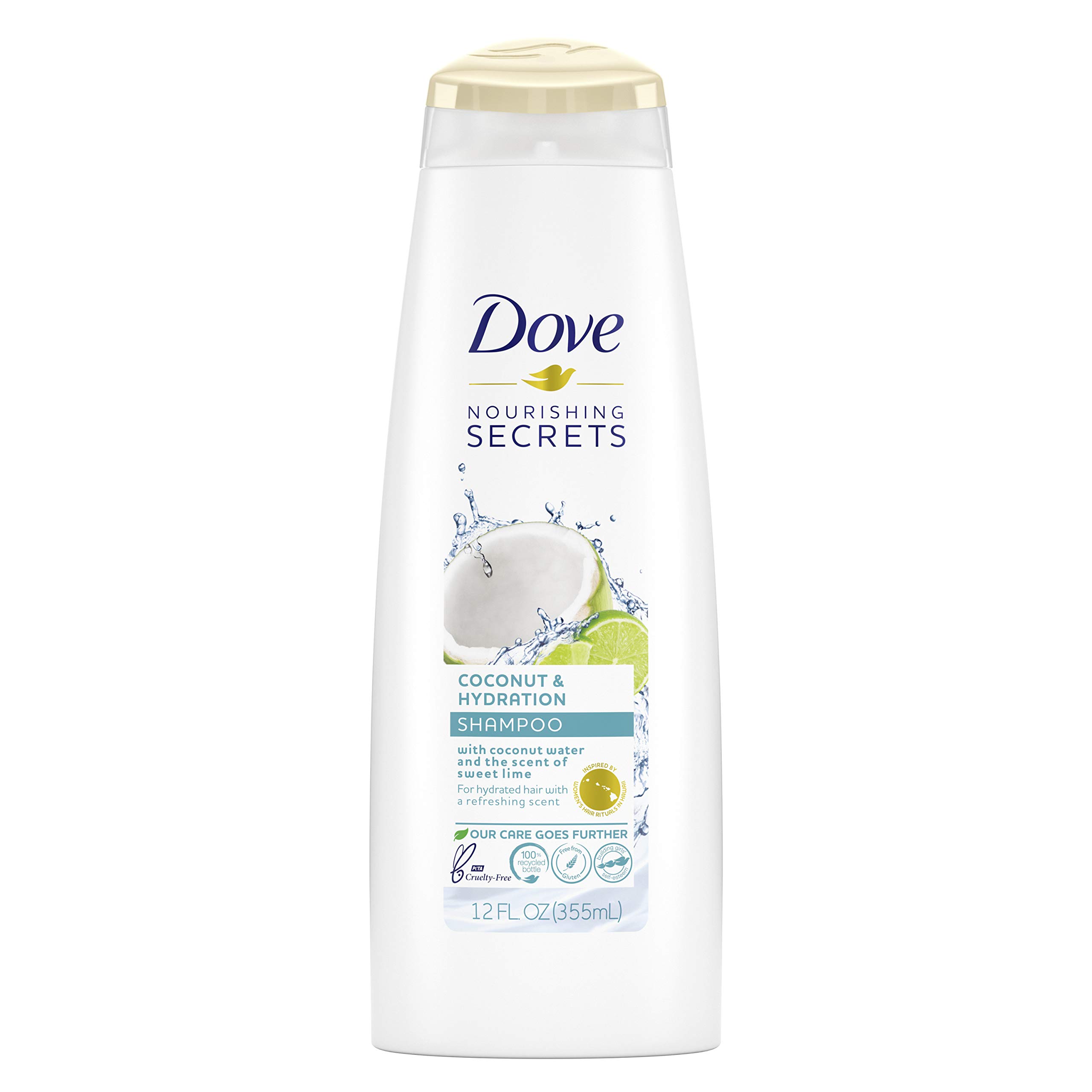 Champú Dove Nourishing Secrets Coconut Hydration 350 Ml - Venta Internacional.