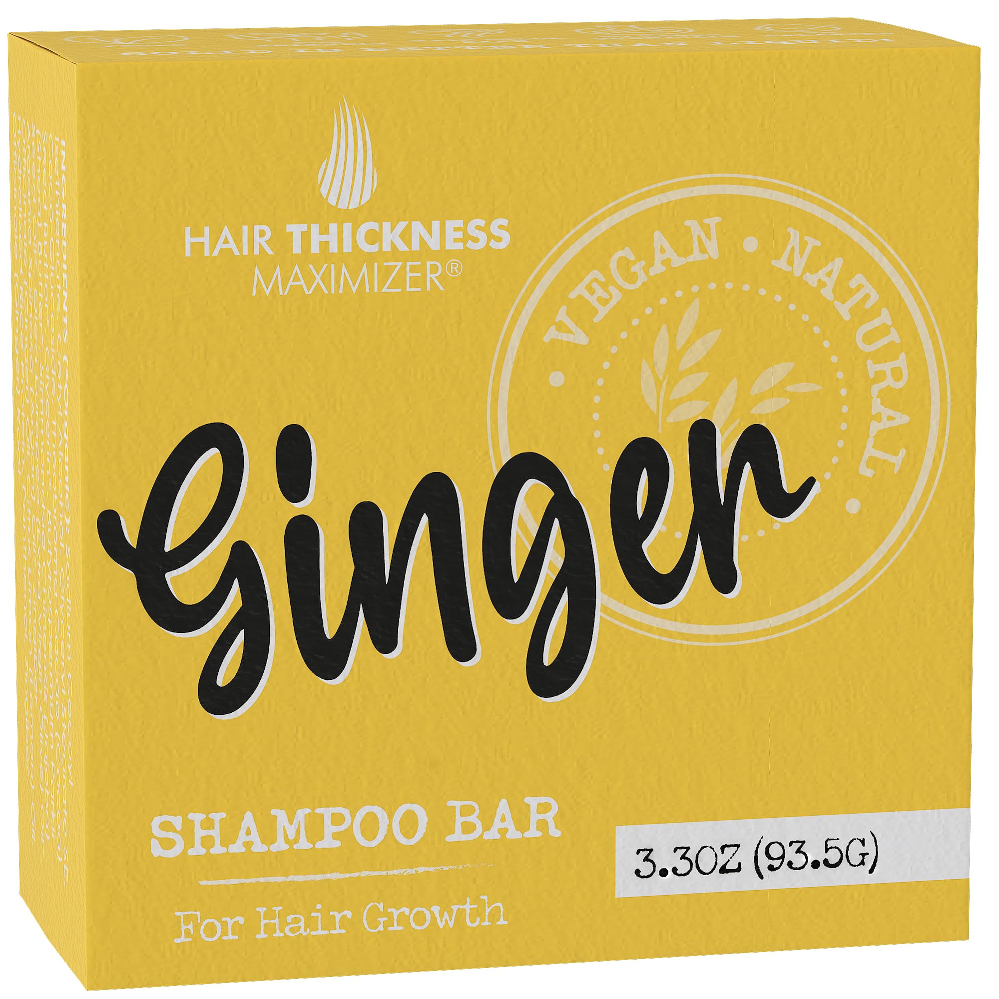 Foto 2 pulgar | Barra De Champú Para Maximizar El Grosor Del Cabello, Aceite De Jengibre Y Proteína De Arroz - Venta Internacional.