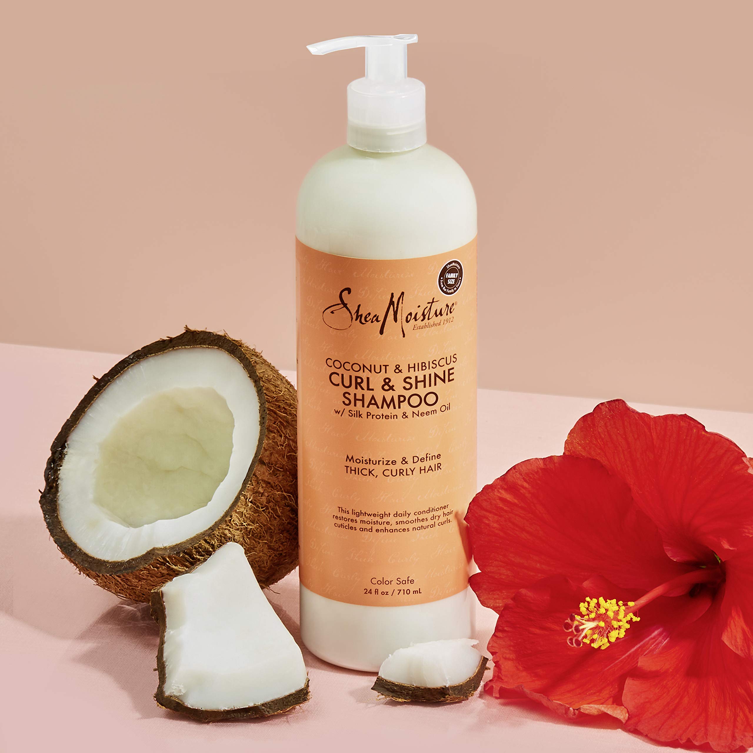 Foto 8 pulgar | Champú Sheamoisture De Coco E Hibisco 710 Ml Para Cabello Rizado - Venta Internacional.