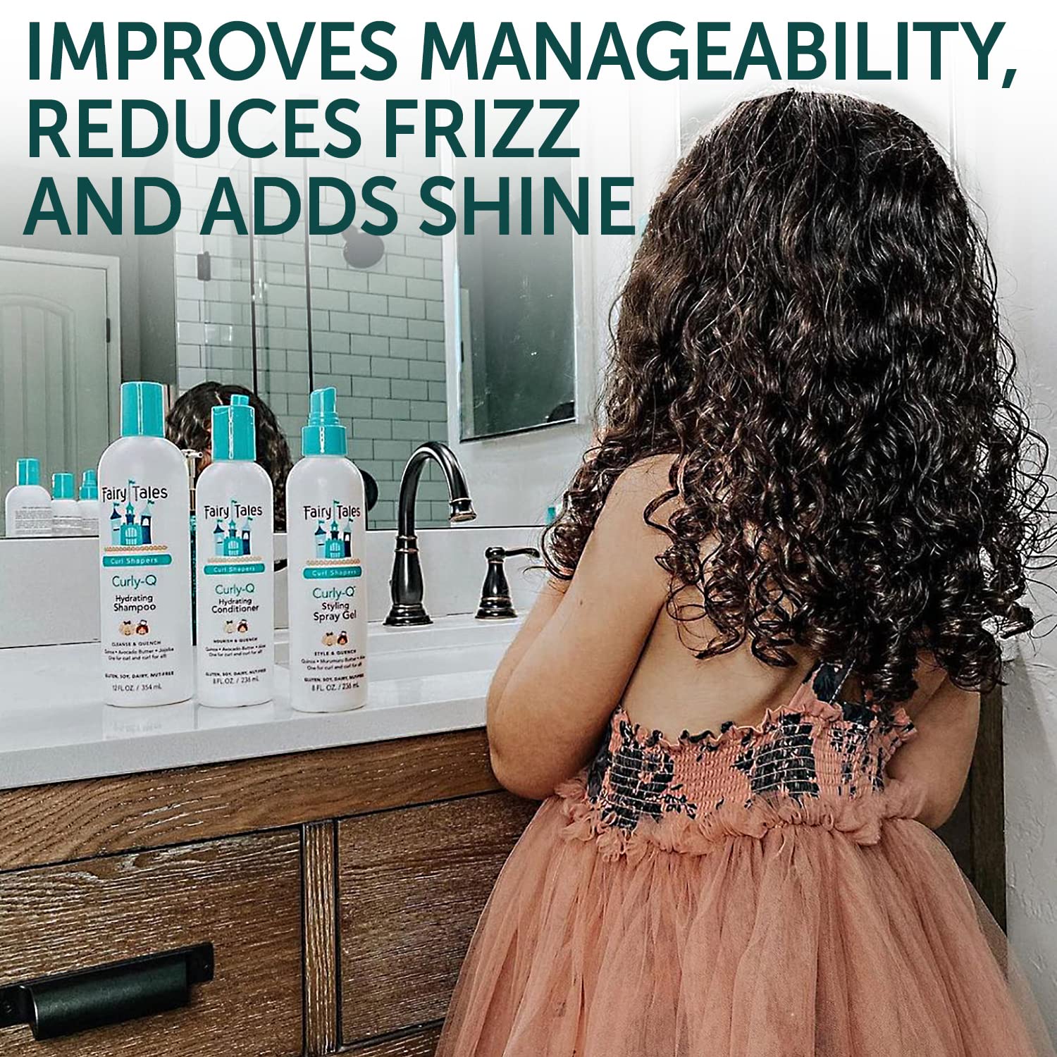 Foto 4 pulgar | Champú Fairy Tales Curly Q Kids Para Cabello Rizado 355 Ml - Venta Internacional.