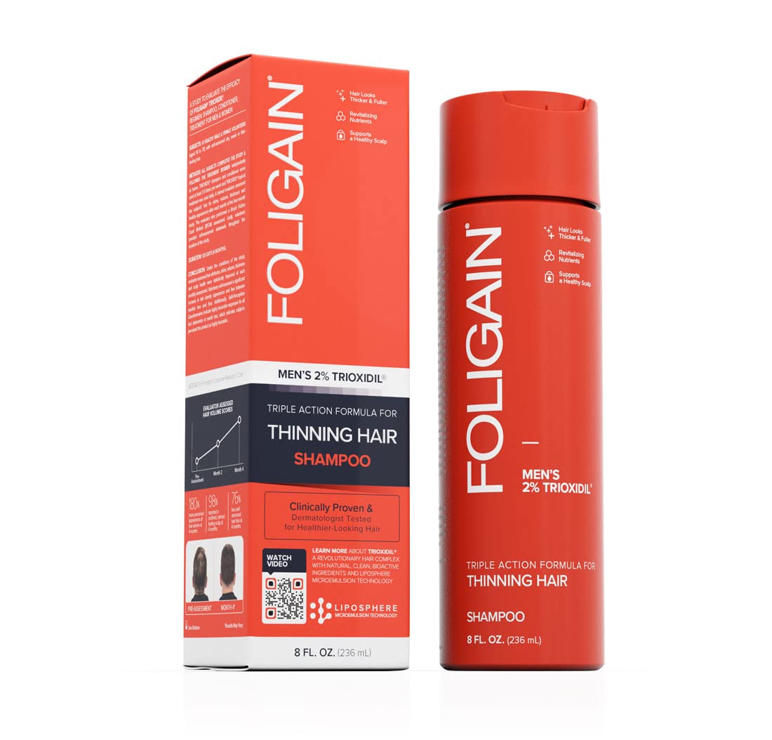 Foto 1 | Champú Foligain Triple Action Para Cabello Fino, 240 Ml, Hombre - Venta Internacional.