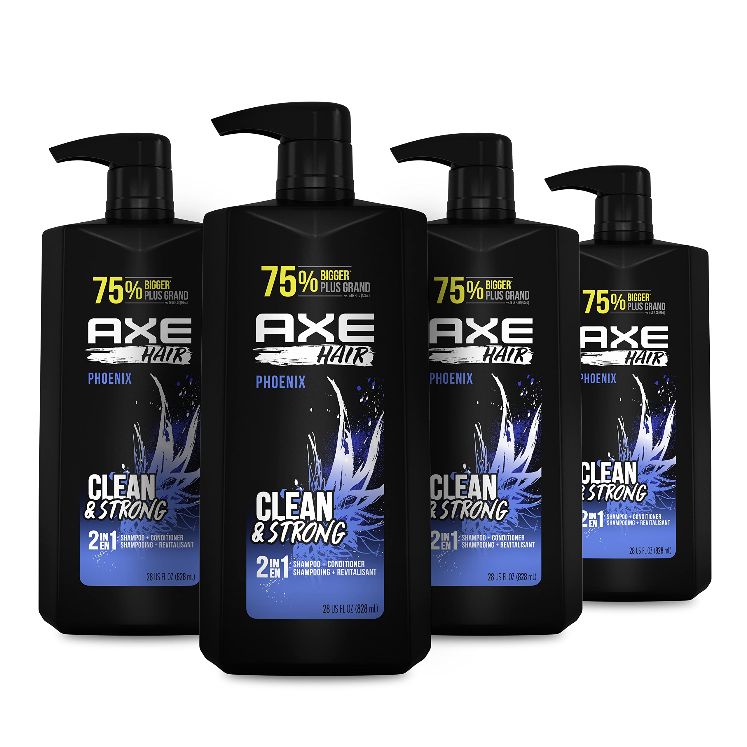 Foto 2 pulgar | Champú Y Acondicionador Axe Phoenix 2 En 1, 828 Ml, Paquete De 4 - Venta Internacional.