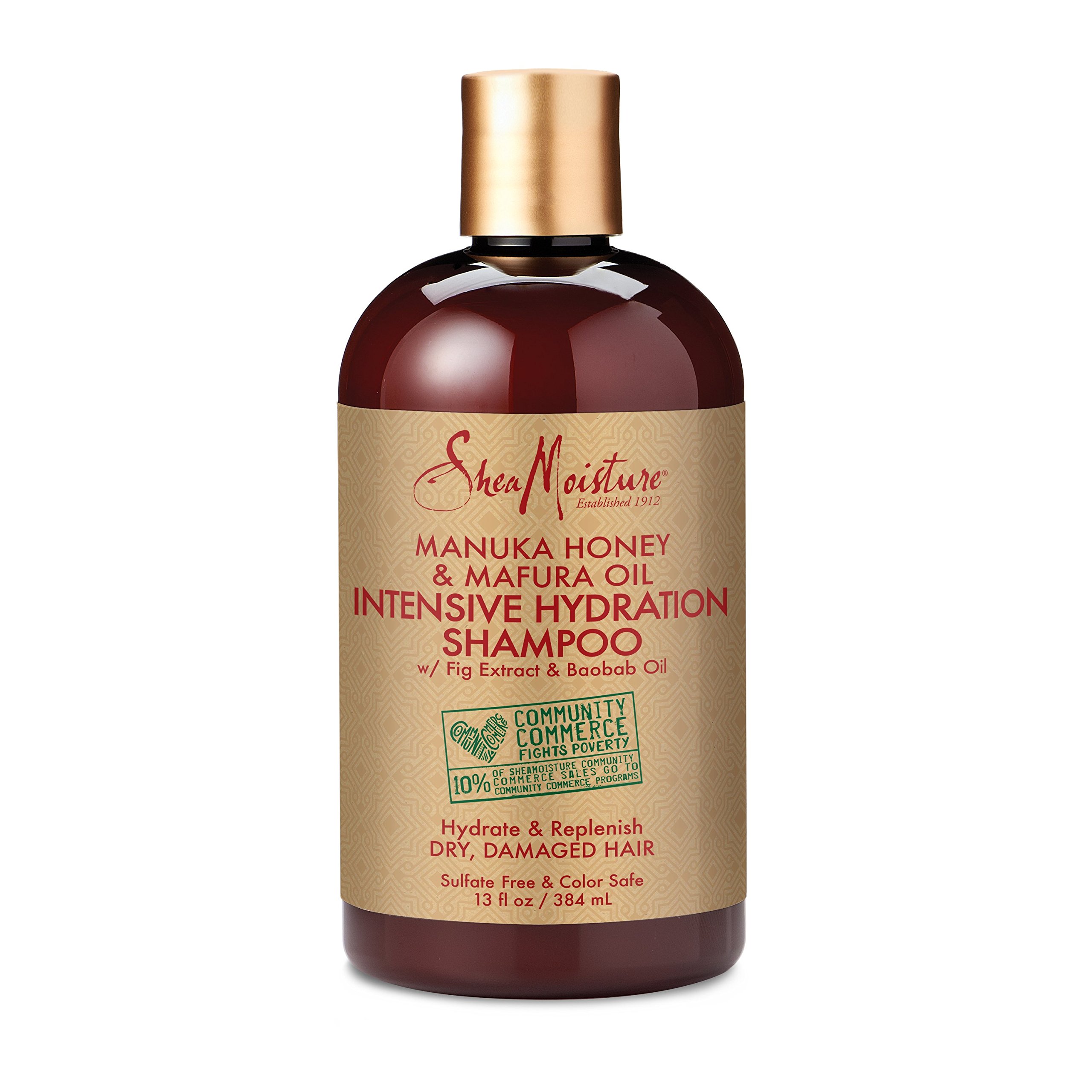 Foto 2 pulgar | Champú Sheamoisture Hidratación Intensiva Y Miel De Manuka 385 Ml - Venta Internacional.