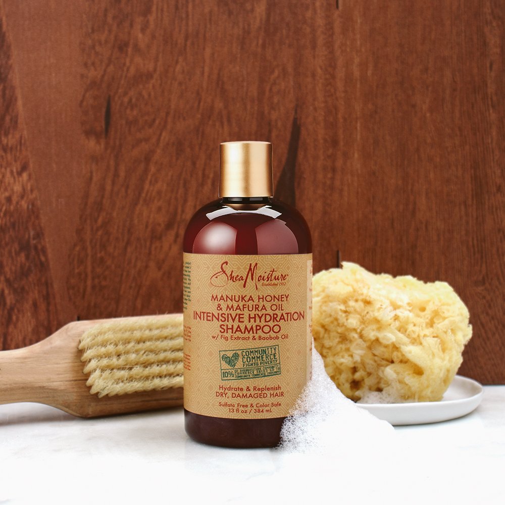 Foto 5 pulgar | Champú Sheamoisture Hidratación Intensiva Y Miel De Manuka 385 Ml - Venta Internacional.