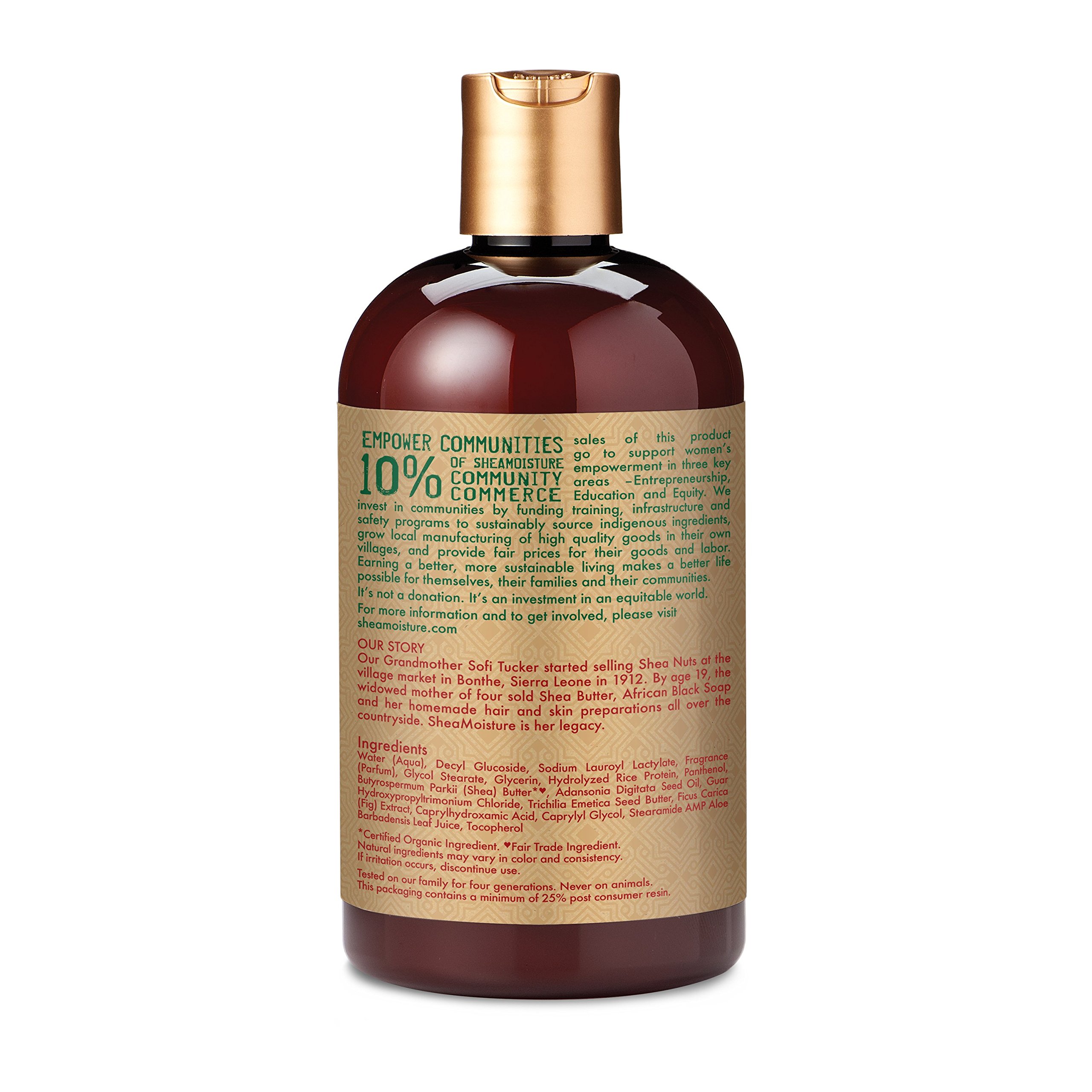 Foto 6 pulgar | Champú Sheamoisture Hidratación Intensiva Y Miel De Manuka 385 Ml - Venta Internacional.