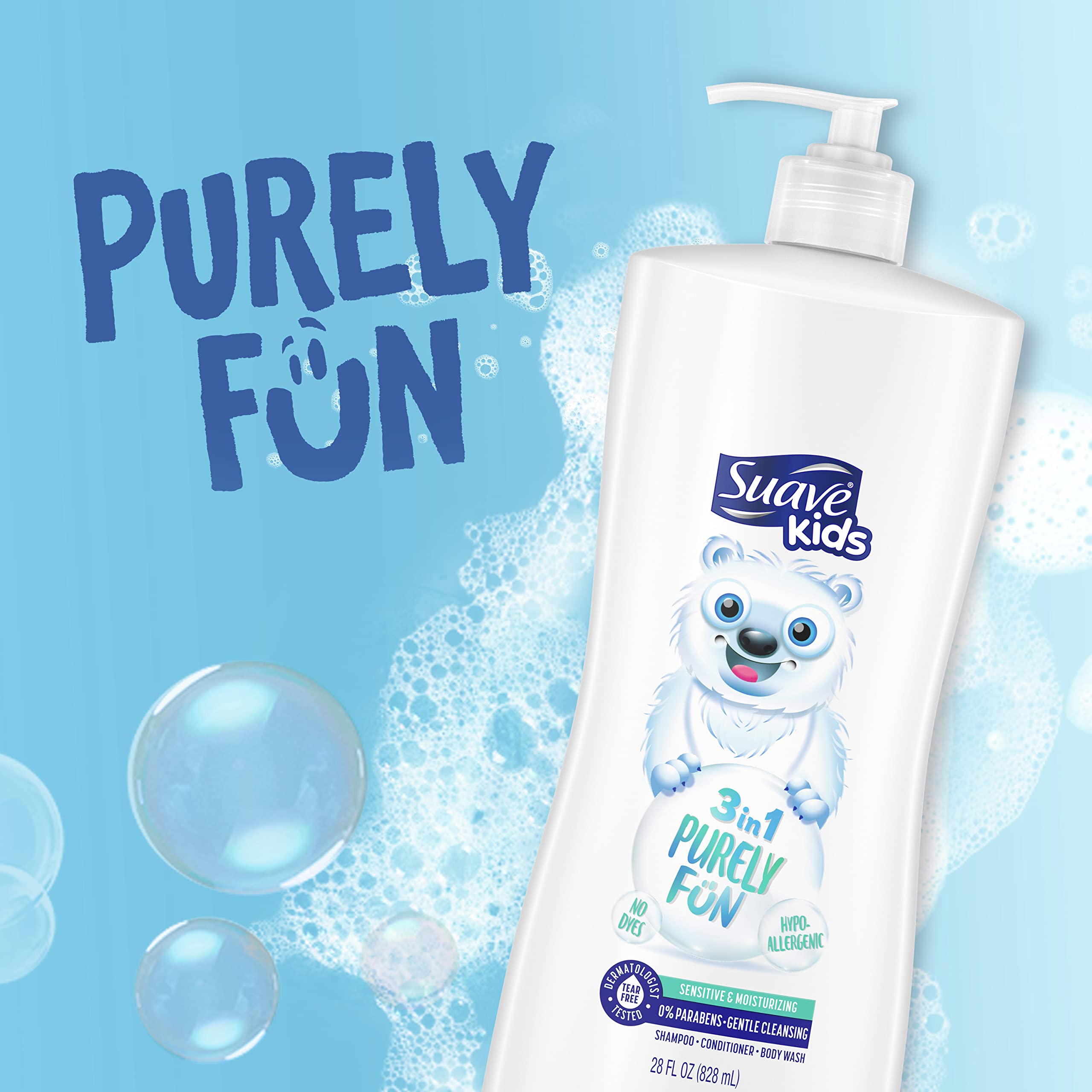 Foto 3 pulgar | Champú Acondicionador Y Gel De Baño 3 En 1 Suave Kids Purely Fun - Venta Internacional.