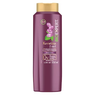 Foto 1 | Champú Y Acondicionador Bioexpert 2 En 1 Con Queratina 650 Ml - Venta Internacional.