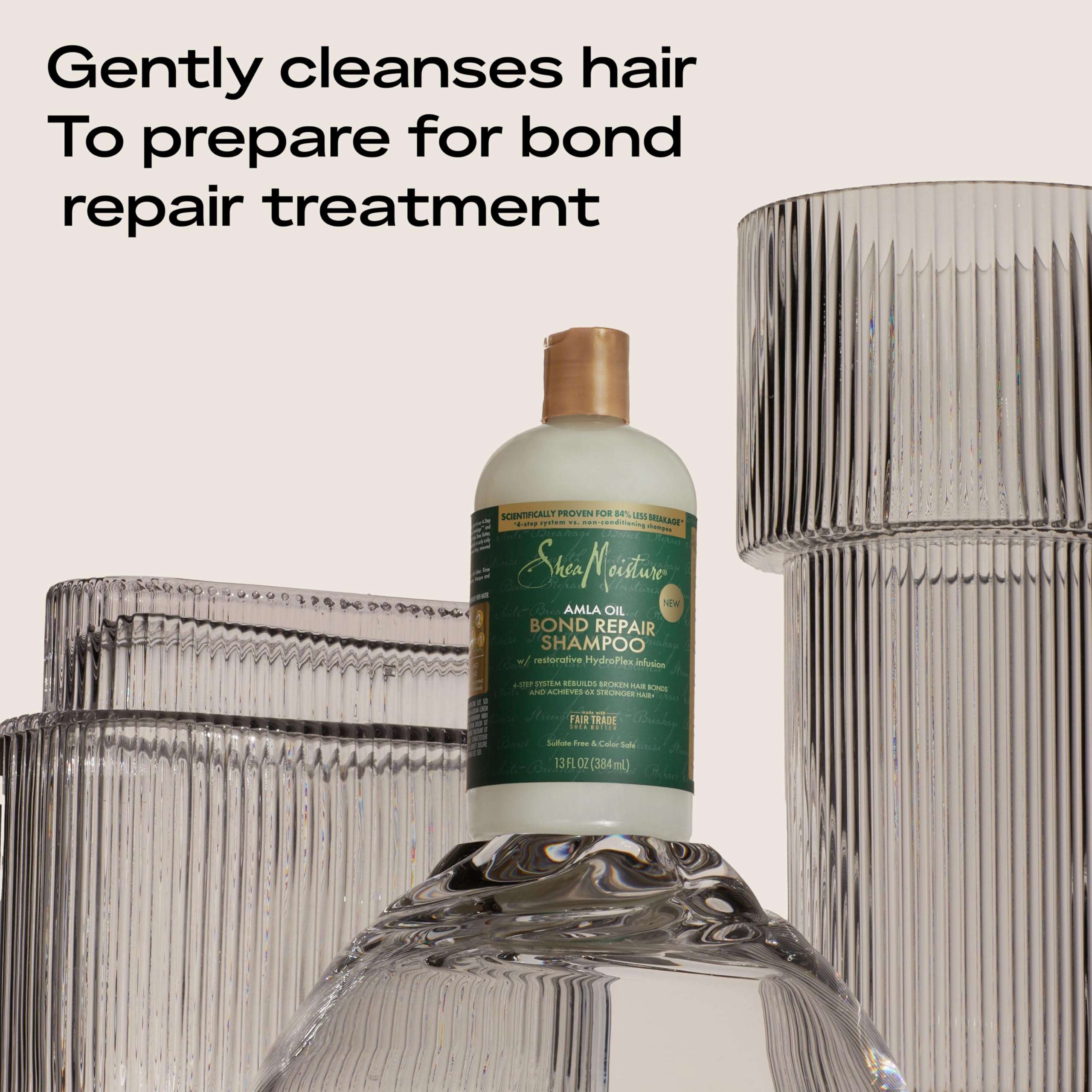 Foto 3 pulgar | Champú Sheamoisture Bond Repair Amla Oil Para Fortalecer El Cabello, 385 Ml - Venta Internacional.