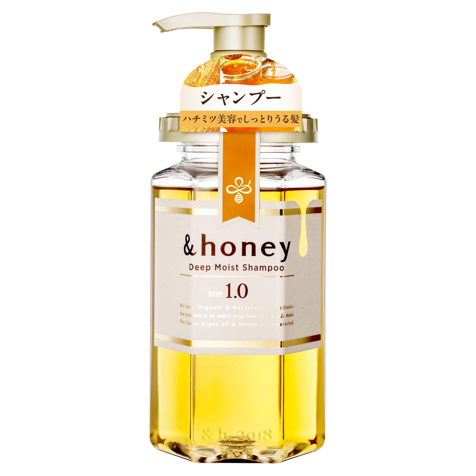 Foto 2 pulgar | Shampoo & Honey Deep Moist 1.0 440 Ml Con Miel Y Aceite - Venta Internacional.