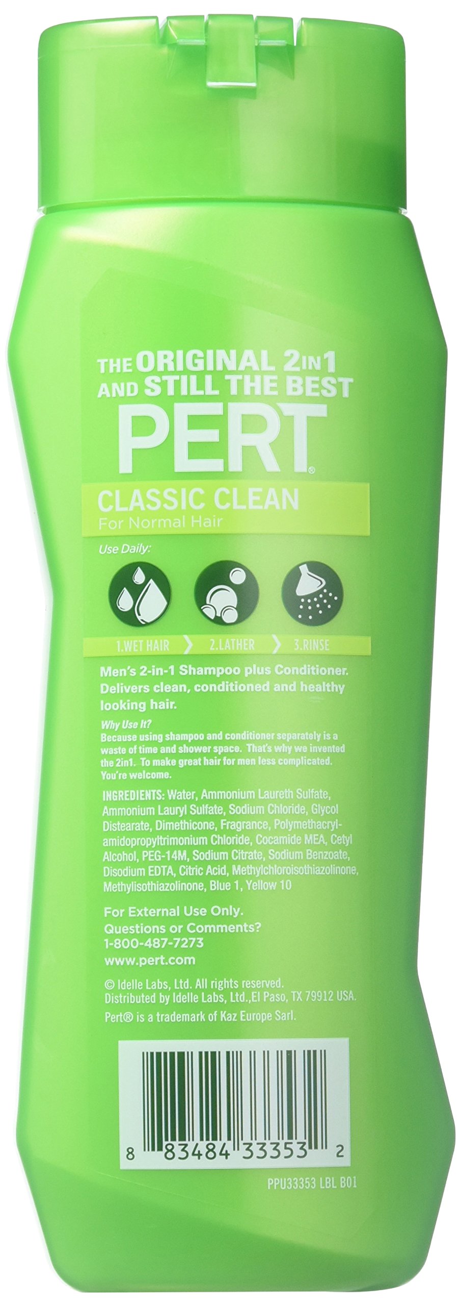 Foto 2 | Champú Y Acondicionador Pert Plus 2 En 1 Para Cabello Normal, 400 Ml - Venta Internacional.