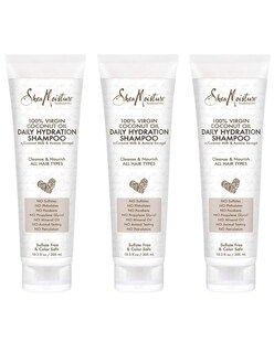 Foto 1 | Set De Shampoo Shea Moisture Coconut 100% Virgin 305 Ml, 3 Piezas