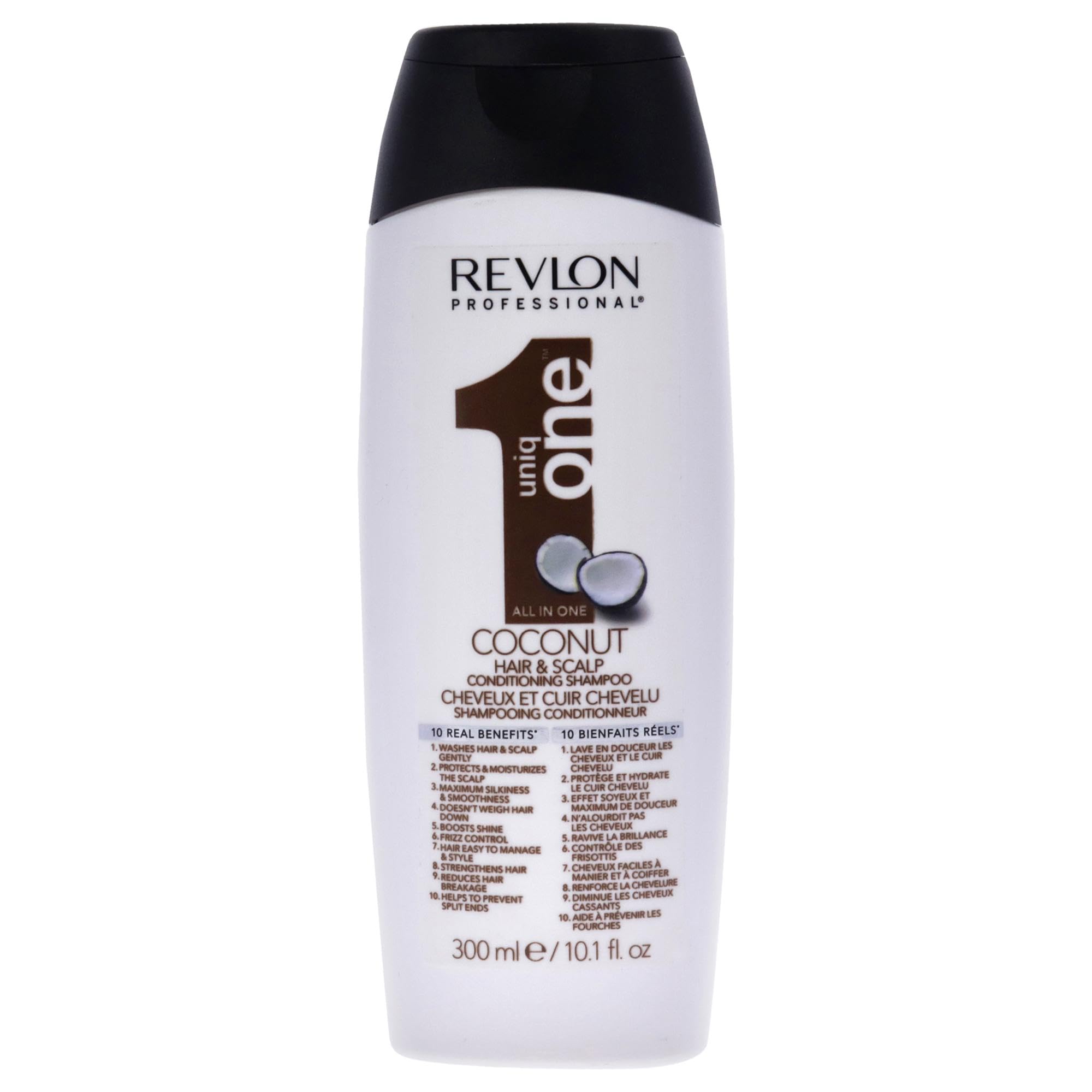 Champú Revlon Uniqone Unisex, Todo En Uno, Coco, 300 Ml - Venta Internacional.