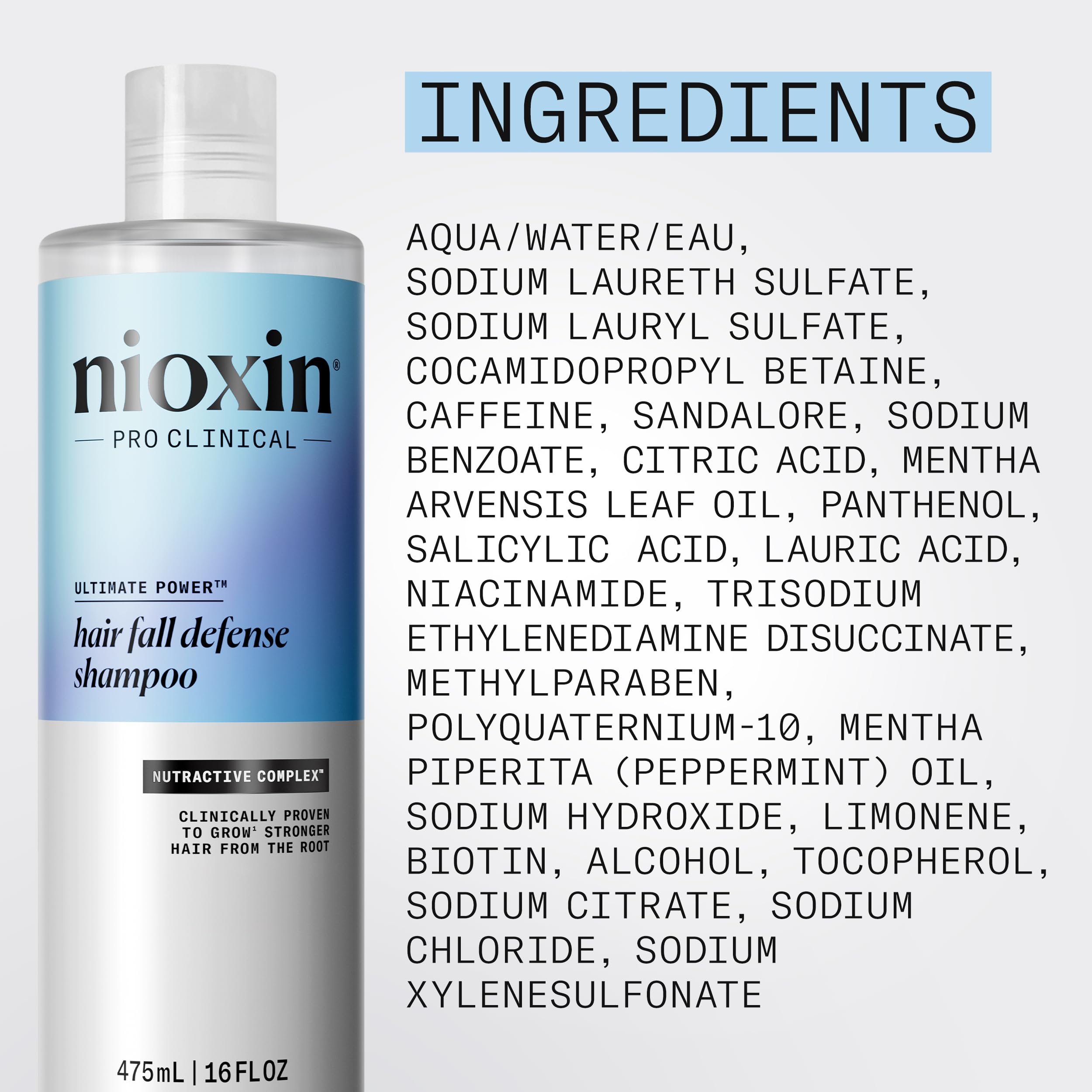 Foto 7 pulgar | Champú Nioxin Hair Fall Defense Activa Los Folículos Pilosos 480 Ml - Venta Internacional.