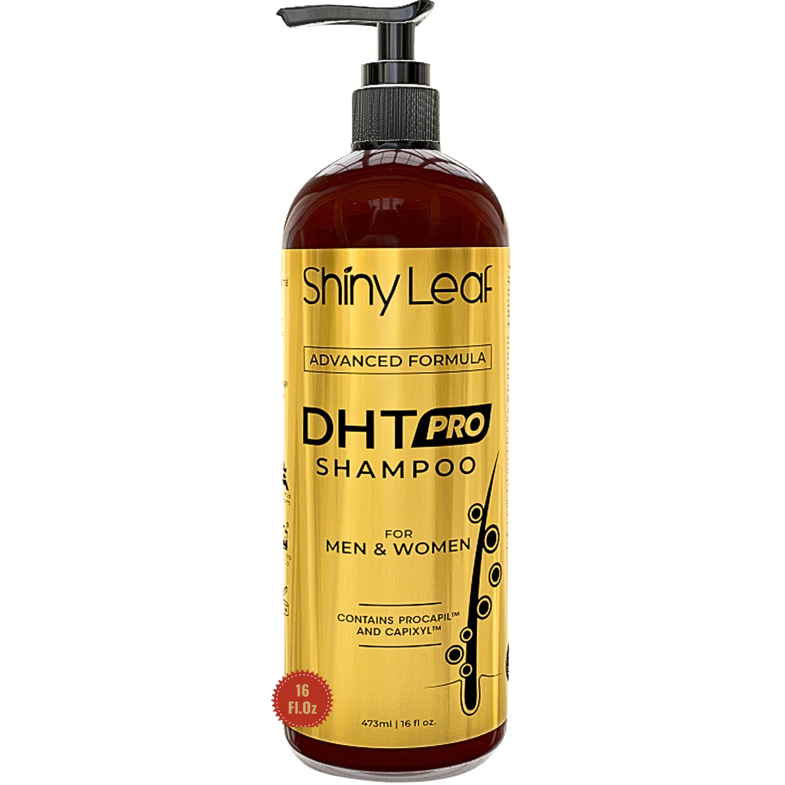 Champú Shiny Leaf Dht Pro De Fórmula Avanzada Antiadelgazante - Venta Internacional.