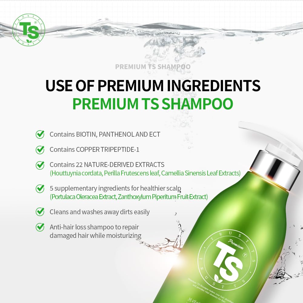 Foto 5 pulgar | Shampoo Ts Shampoo Premium 300 Ml/300 G Contra La Caída Del Cabello - Venta Internacional.