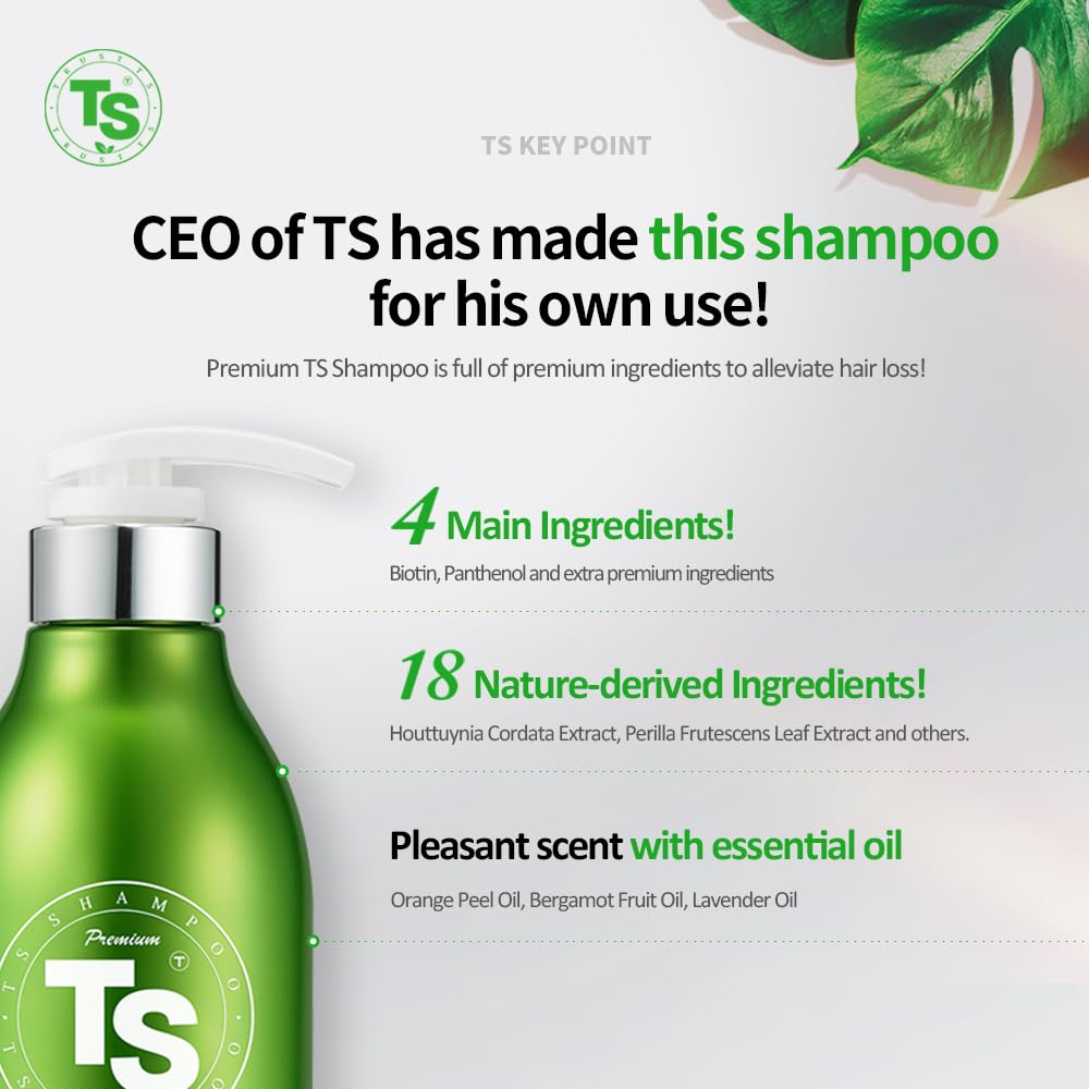 Foto 7 pulgar | Shampoo Ts Shampoo Premium 300 Ml/300 G Contra La Caída Del Cabello - Venta Internacional.