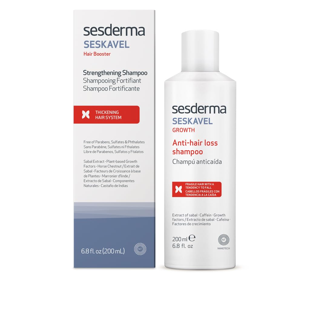 Foto 2 pulgar | Champú Sesderma Seskavel Para Fortalecer El Cabello, 200 Ml, Adelgazante - Venta Internacional.