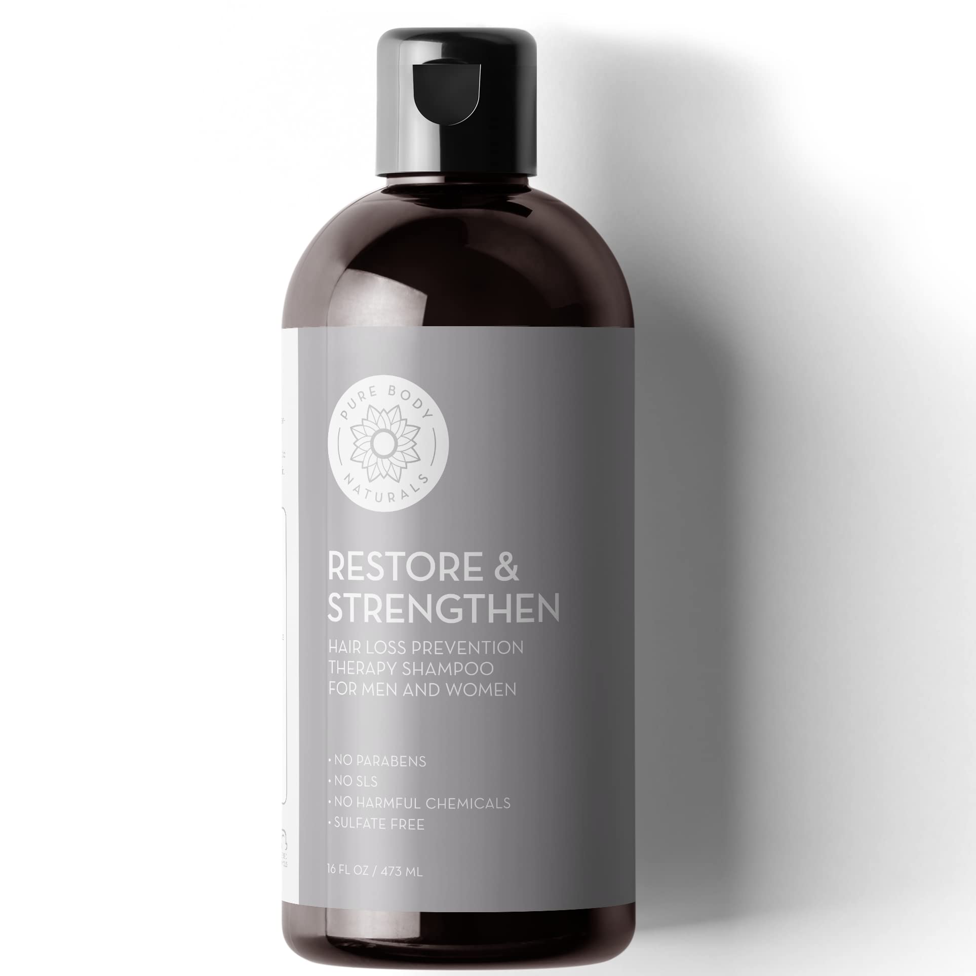 Foto 1 | Champú Pure Body Naturals Anticaída, 480 Ml, Bloqueador De Dht - Venta Internacional.