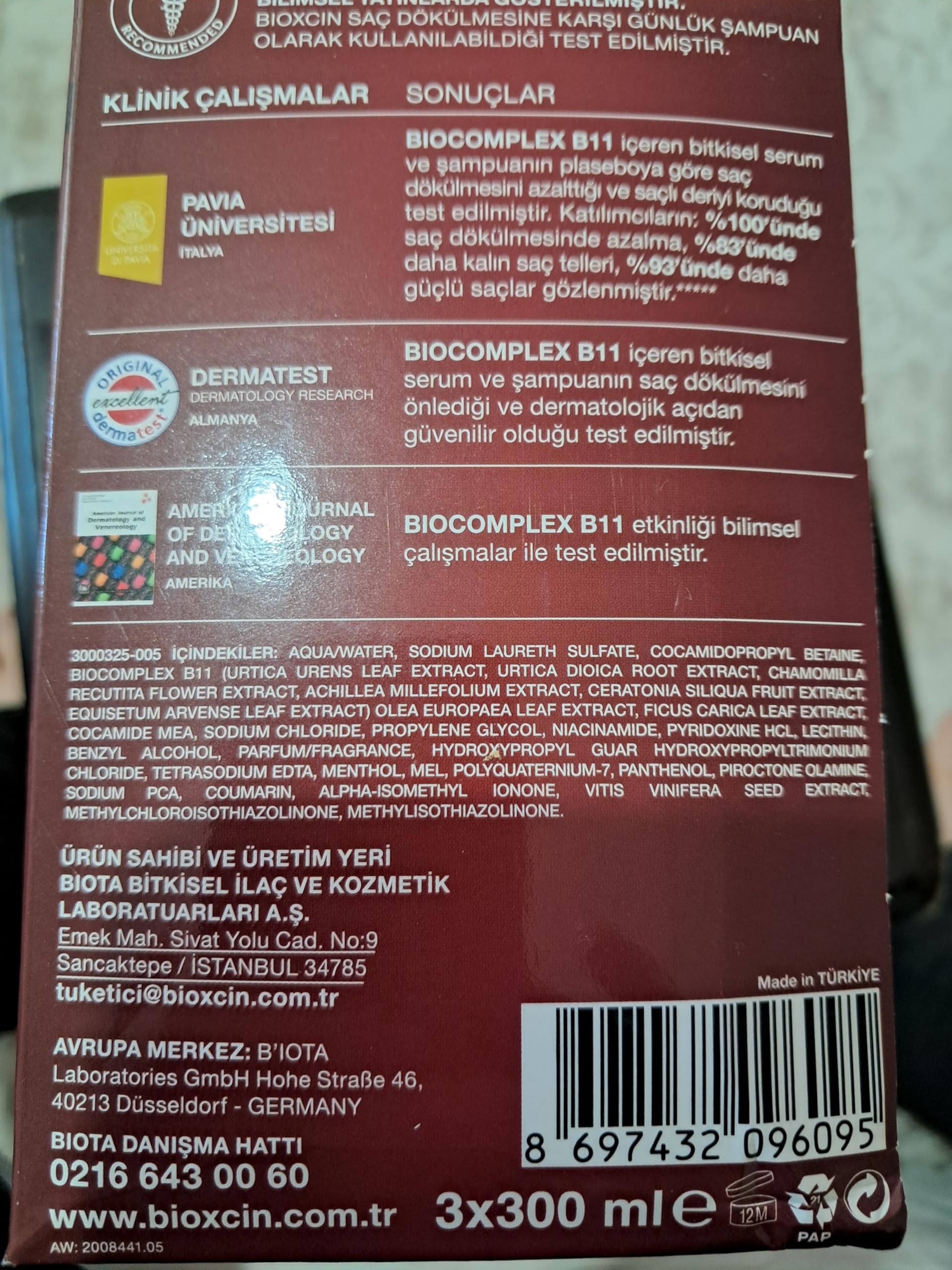 Foto 6 pulgar | Set De 3 Botellas De Champú Bioxcin Forte Para La Caída Del Cabello - Venta Internacional.