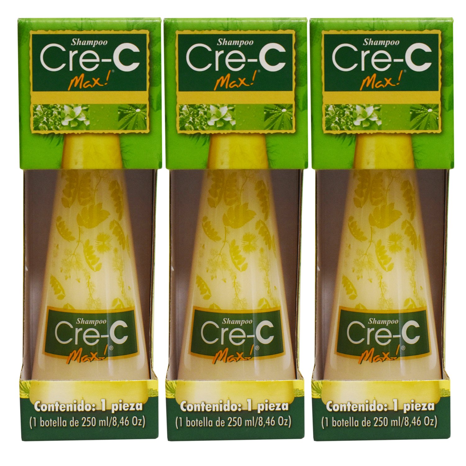 Foto 2 pulgar | Champú Cre-C Max Hair Growth 3 Botellas de 250 ml C/U con PPC50 - Venta Internacional