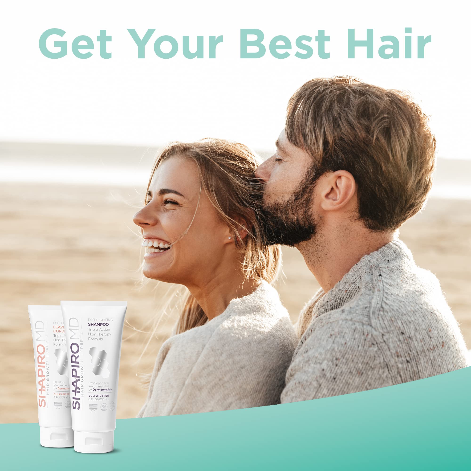 Foto 2 | Shampoo con Acondicionador Shapiro MD Hair Growth Experts de 235 ml-Venta Internacional