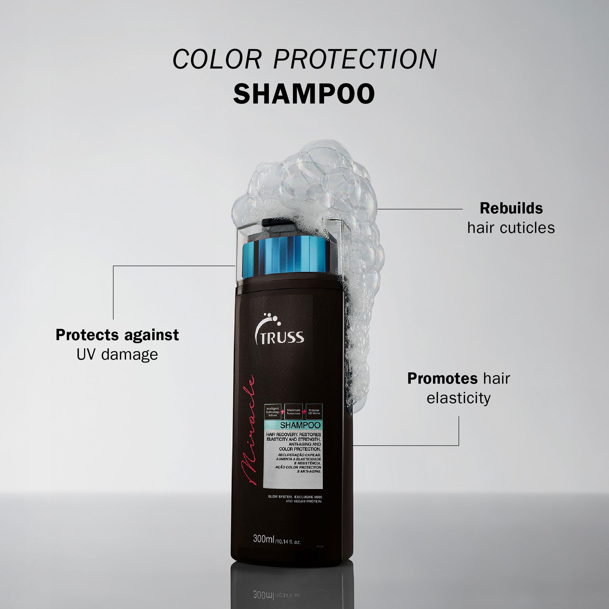 Foto 3 pulgar | Champú Truss Miracle, Protección Antienvejecimiento Del Color, 300 Ml - Venta Internacional.