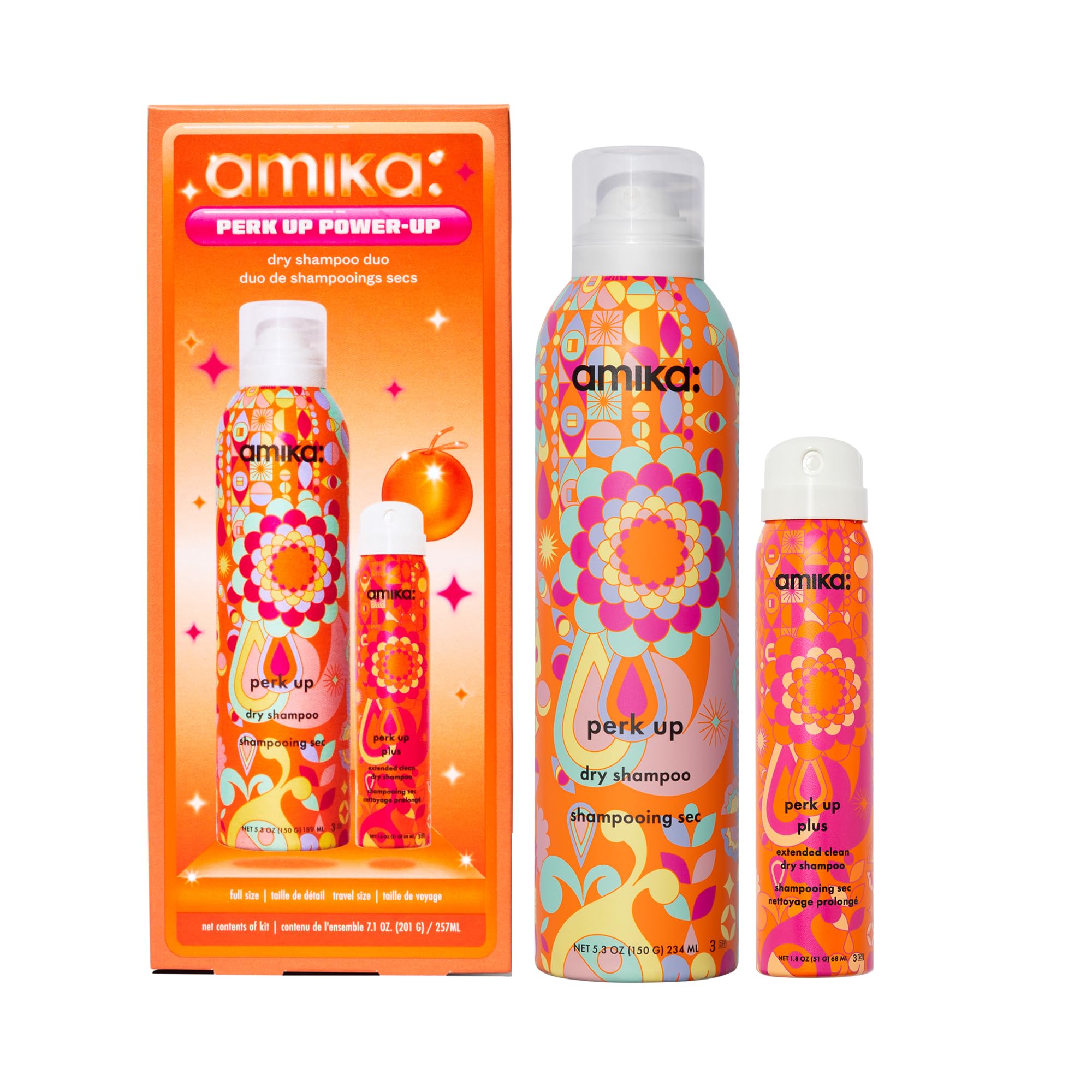 Champú Seco Dúo Amika Perk Up Power-up - Venta Internacional