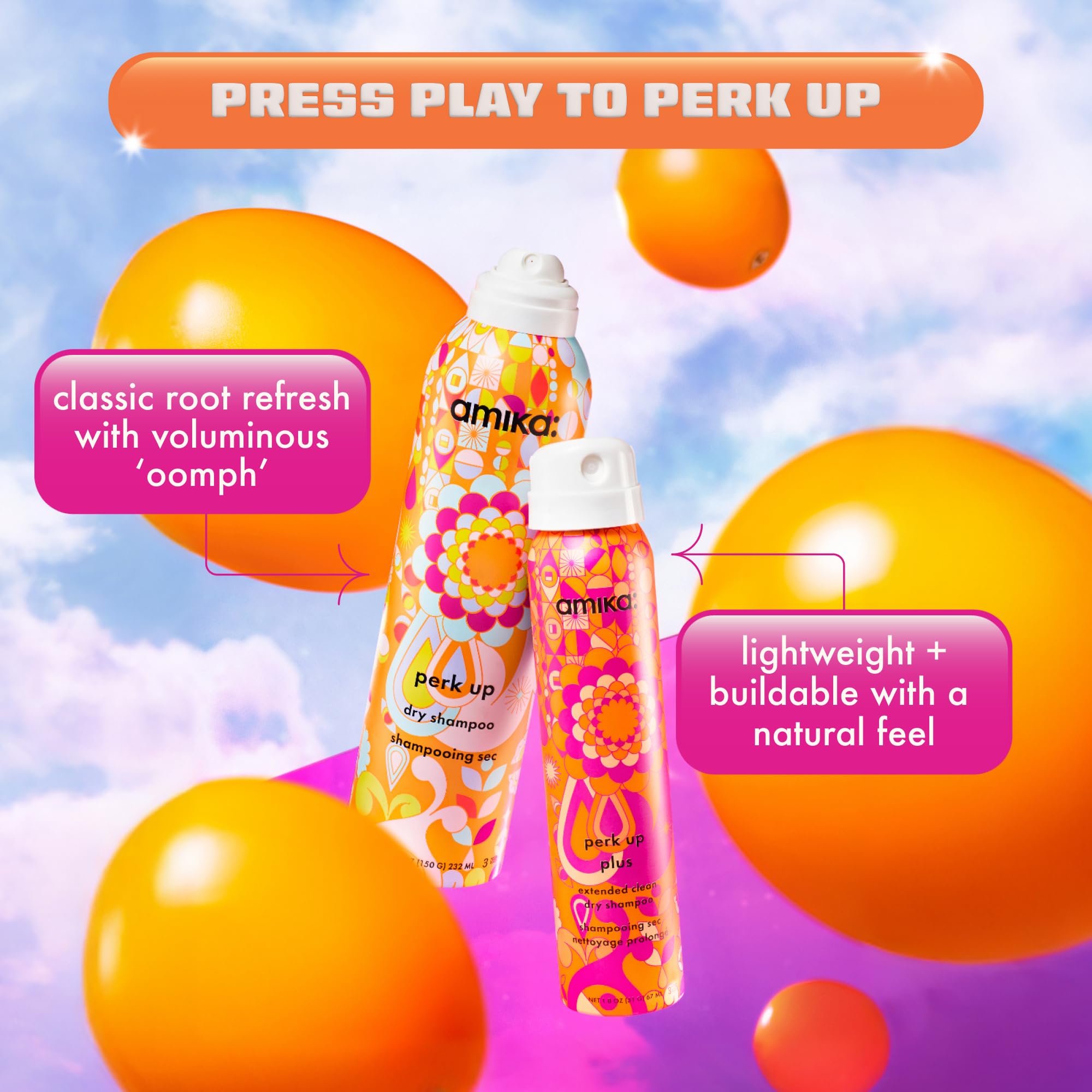Foto 2 | Champú Seco Dúo Amika Perk Up Power-up - Venta Internacional