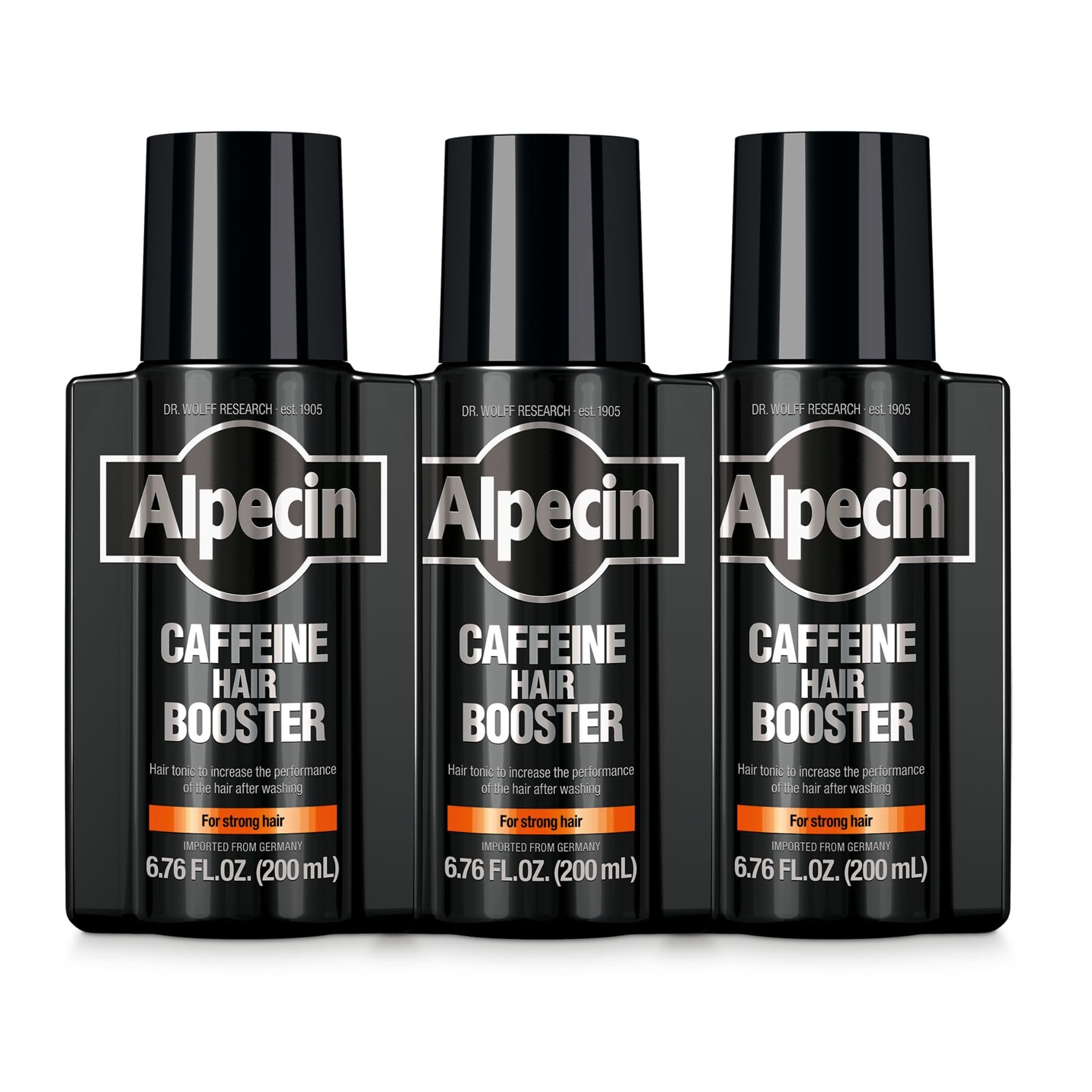Foto 2 pulgar | Tonico Hair Booster Alpecin Black Edition Paquete de 3 - Venta Internacional