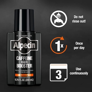 Foto 3 | Tonico Hair Booster Alpecin Black Edition Paquete de 3 - Venta Internacional