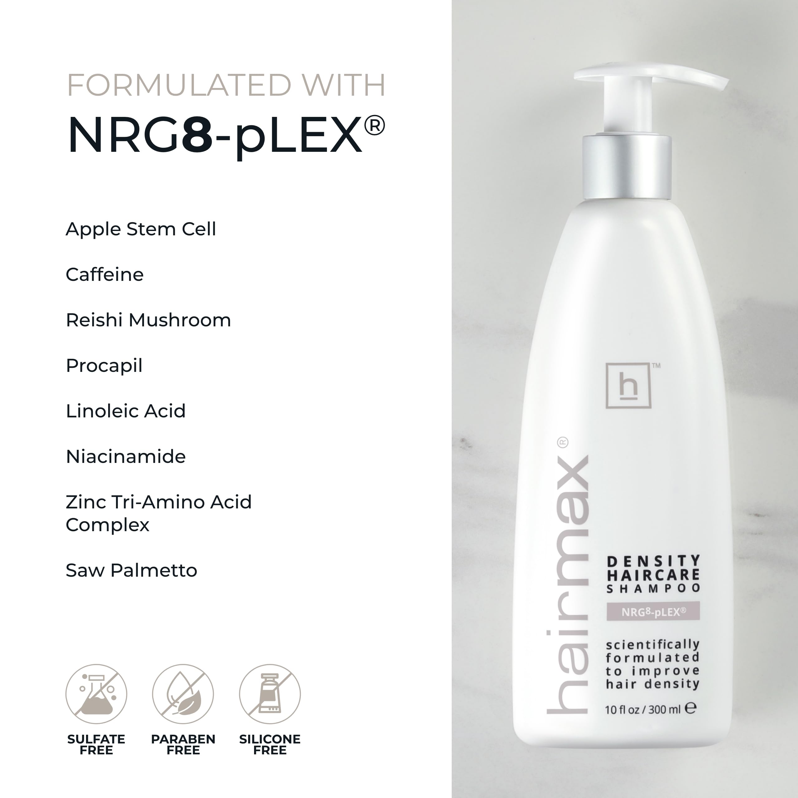 Foto 6 pulgar | Champú Hairmax Stimul8 300 Ml - Venta Internacional