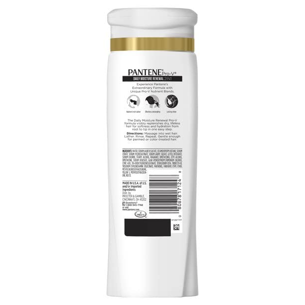 Foto 3 pulgar | Champú y Acondicionador Pantene Pro-V Daily Moisture 375 ml 2 piezas - Venta Internacional