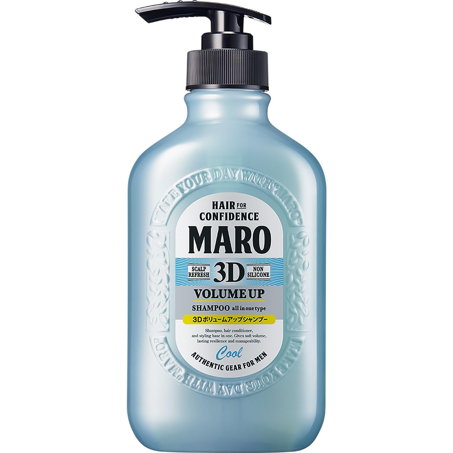 Foto 2 pulgar | Champú Maro 3d Volume Up Cool Con Proteína De Soja 400 Ml - Venta Internacional.