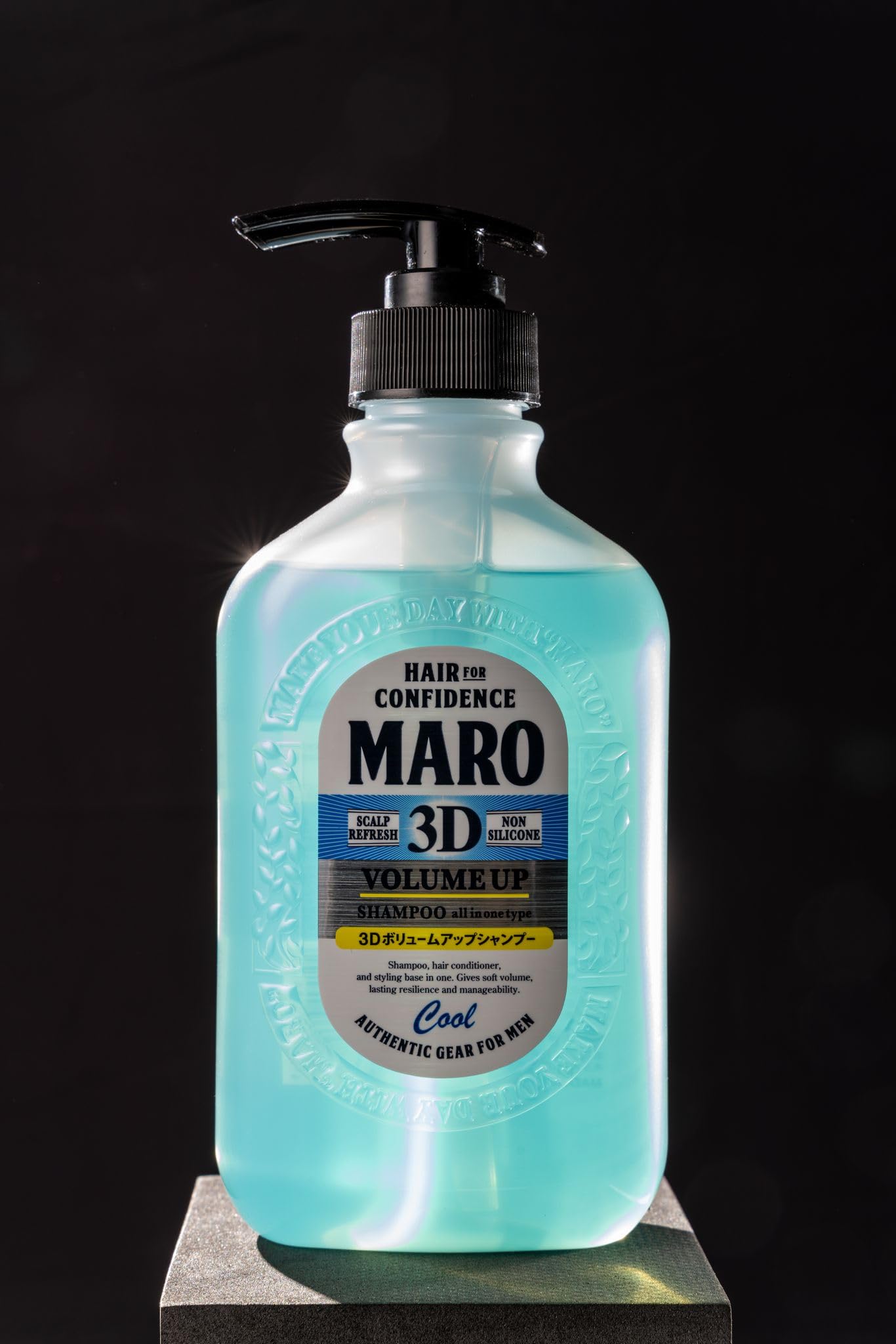 Foto 8 pulgar | Champú Maro 3d Volume Up Cool Con Proteína De Soja 400 Ml - Venta Internacional.