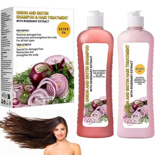 Foto 1 | Set De Champú Con Cebolla, Biotina Y Romero Para El Crecimiento Del Cabello, 1 Litro - Venta Internacional.