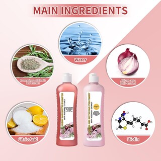 Foto 2 | Set De Champú Con Cebolla, Biotina Y Romero Para El Crecimiento Del Cabello, 1 Litro - Venta Internacional.