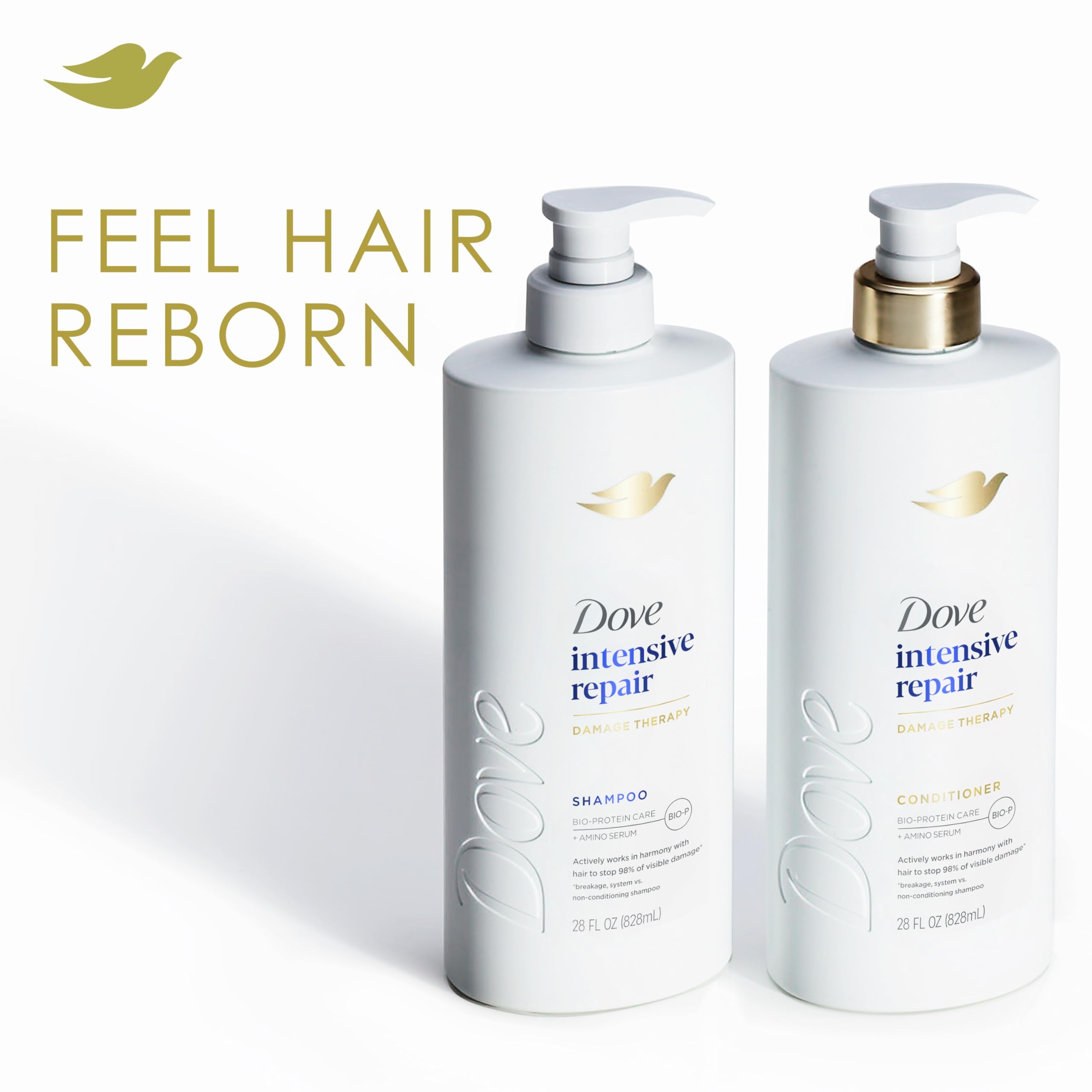 Foto 3 pulgar | Champú Dove Intensive Repair Para Cabello Dañado 828 Ml - Venta Internacional.