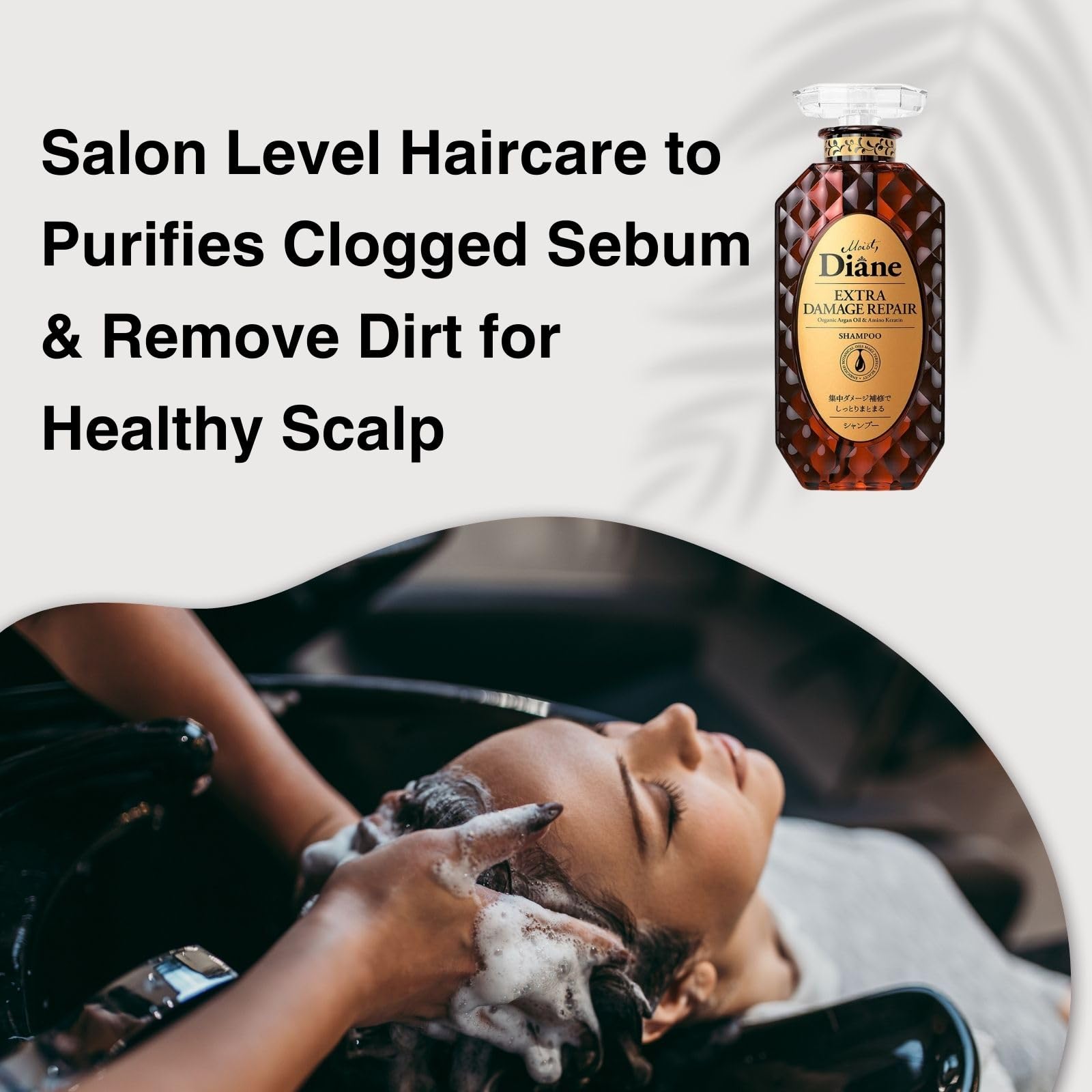 Foto 6 pulgar | Champú Moist Diane Perfect Beauty Natural De 450 Ml Con Bomba - Venta Internacional.
