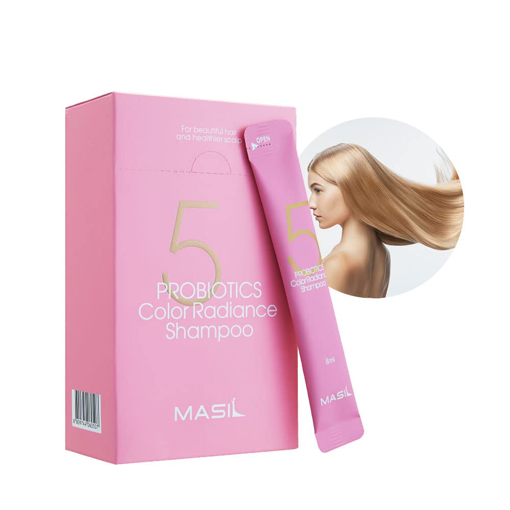 Foto 1 | Champú Masil 5 Probiotics Color Radiance 20 Ml 20 Unidades - Venta Internacional