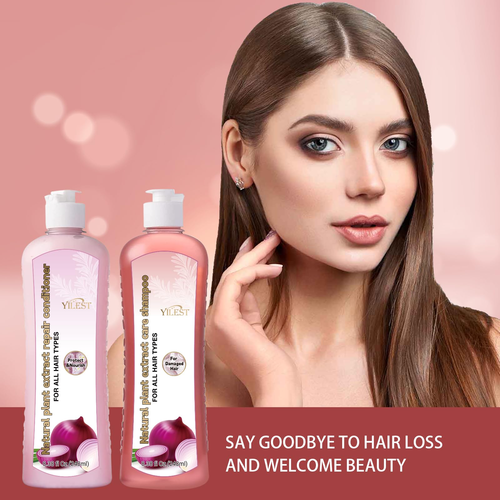 Foto 4 | Set De Champú Con Cebolla, Biotina Y Romero Para El Crecimiento Del Cabello - Venta Internacional.