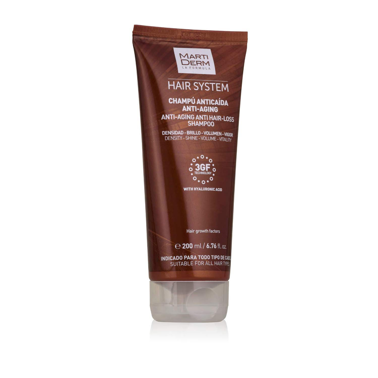 Foto 2 pulgar | Shampoo Anticaída Antienvejecimiento Martiderm 200 Ml - Venta Internacional