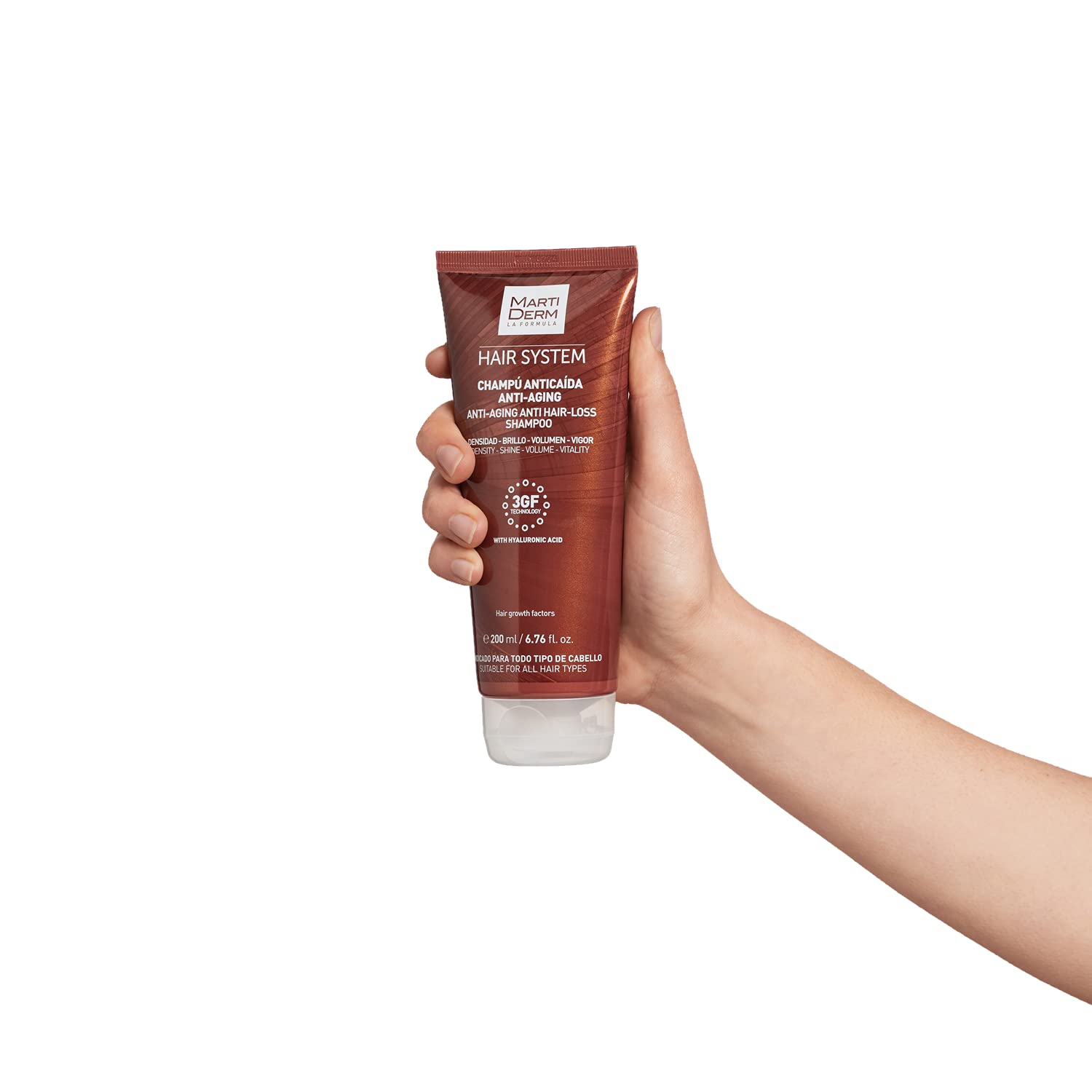 Foto 3 pulgar | Shampoo Anticaída Antienvejecimiento Martiderm 200 Ml - Venta Internacional